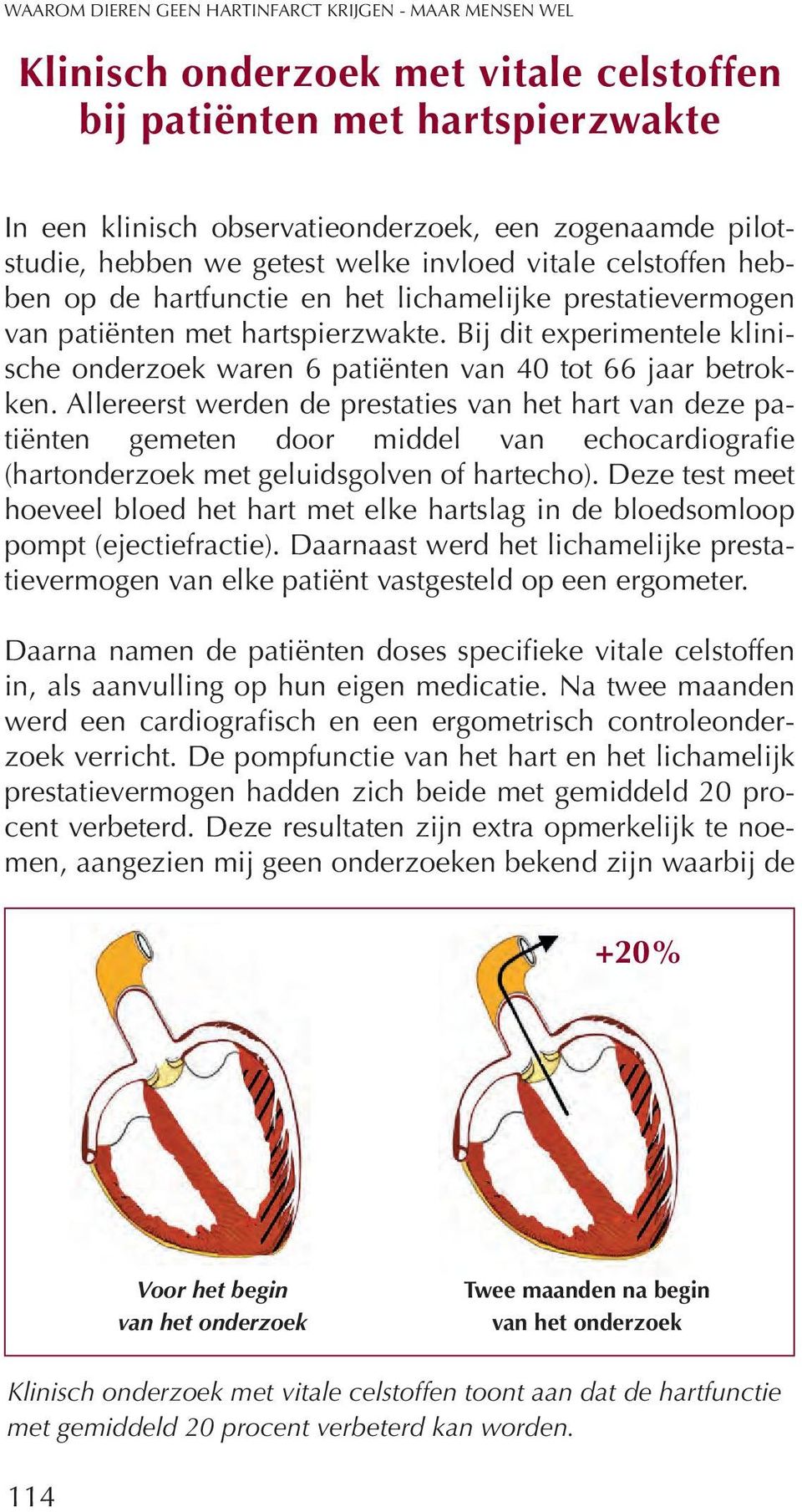 Bij dit experimentele klinische onderzoek waren 6 patiënten van 40 tot 66 jaar betrokken.