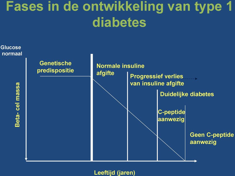 afgifte Progressief verlies van insuline afgifte Duidelijke