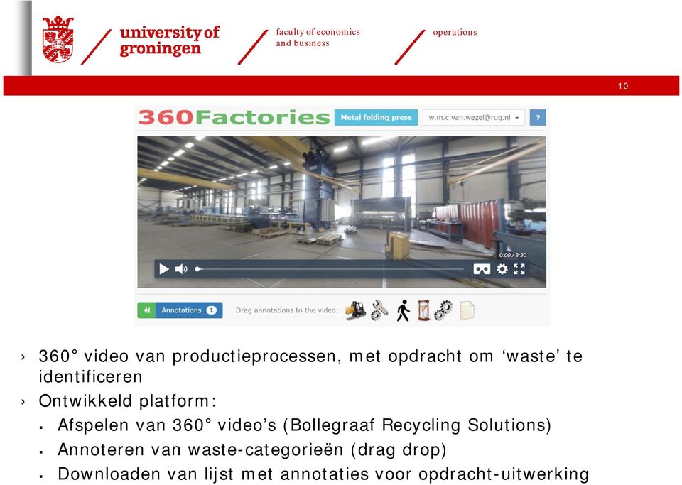 (Bollegraaf Recycling Solutions) Annoteren van waste-categorieën