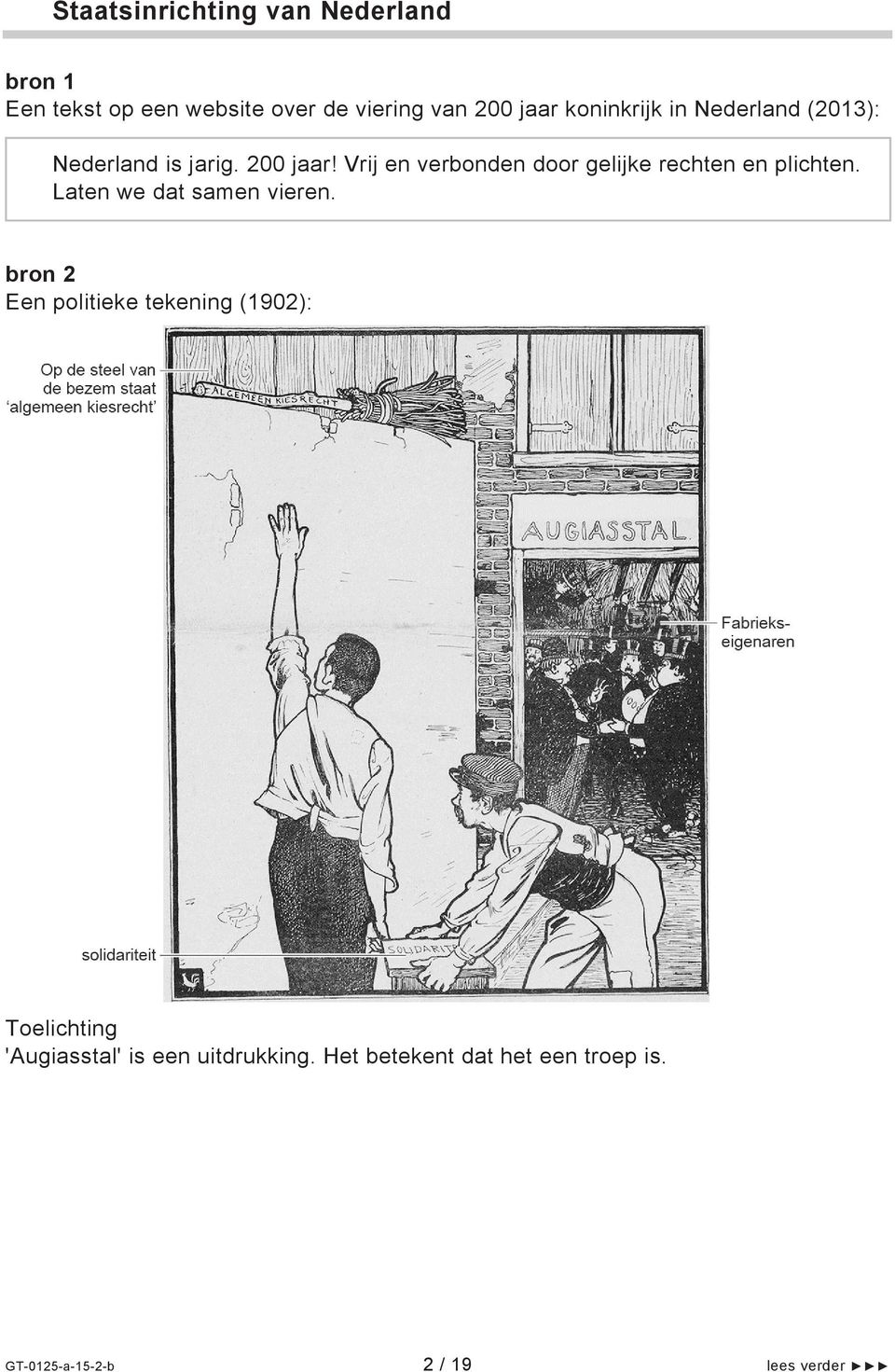 Vrij en verbonden door gelijke rechten en plichten. Laten we dat samen vieren.