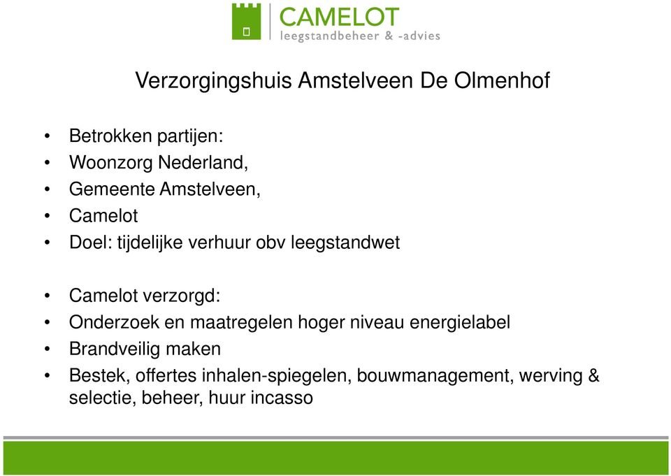 verzorgd: Onderzoek en maatregelen hoger niveau energielabel Brandveilig maken