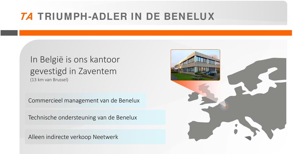 Commercieel management van de Benelux Technische