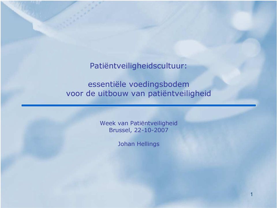 patiëntveiligheid Week van