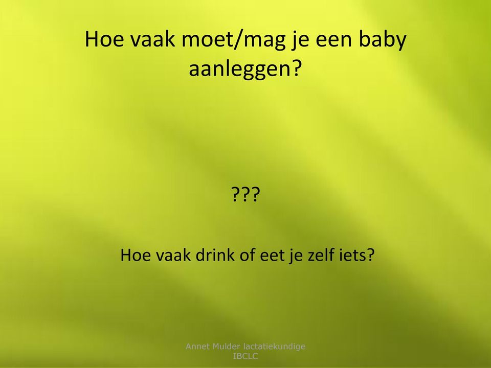 aanleggen?