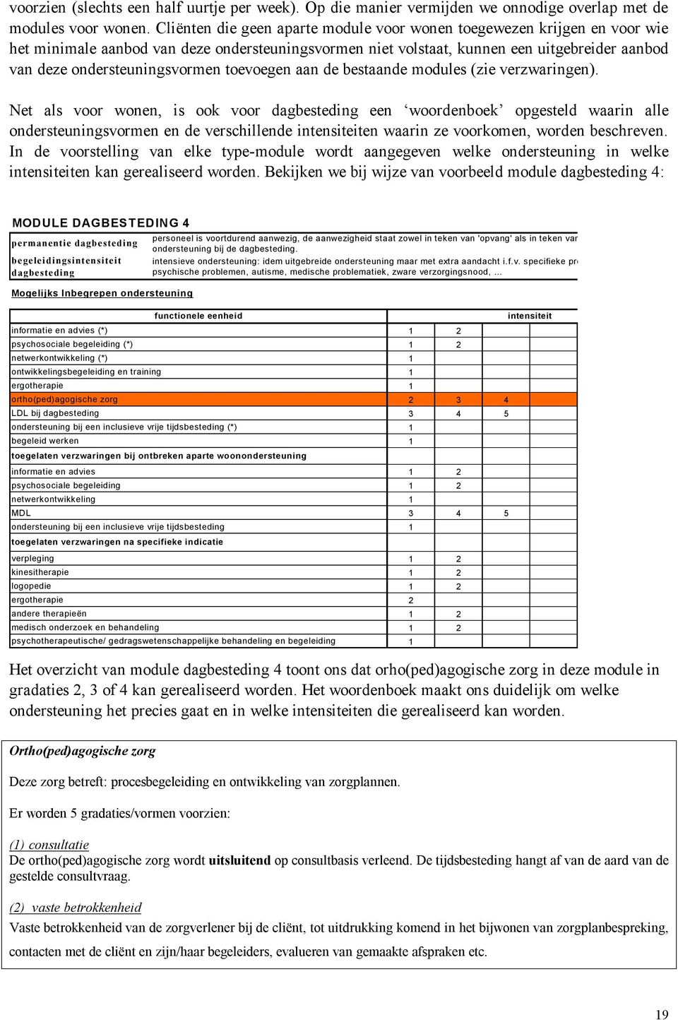 toevoegen aan de bestaande modules (zie verzwaringen).