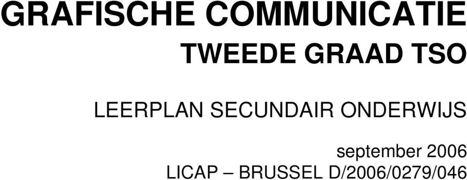 LEERPLAN SECUNDAIR