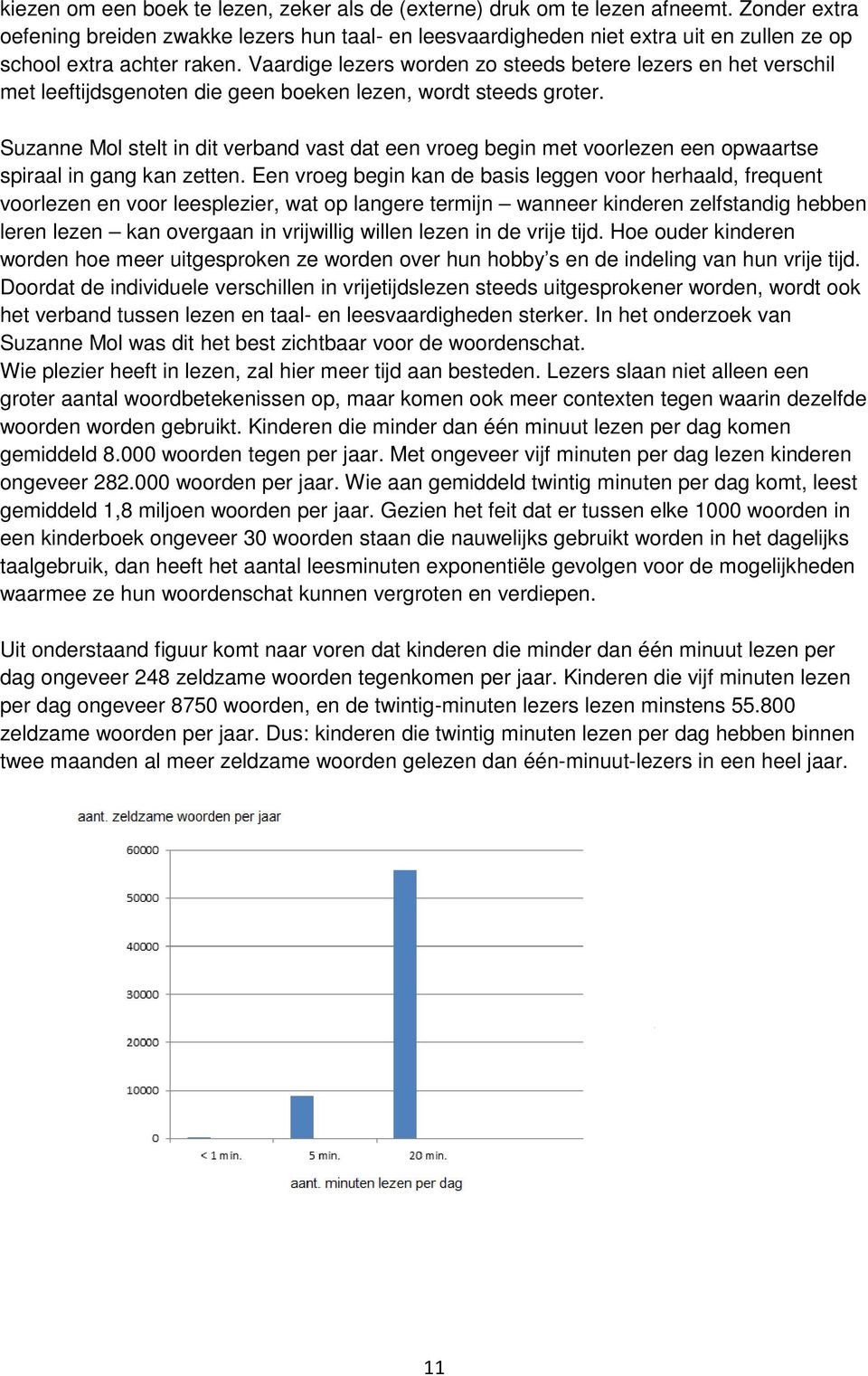 Vaardige lezers worden zo steeds betere lezers en het verschil met leeftijdsgenoten die geen boeken lezen, wordt steeds groter.