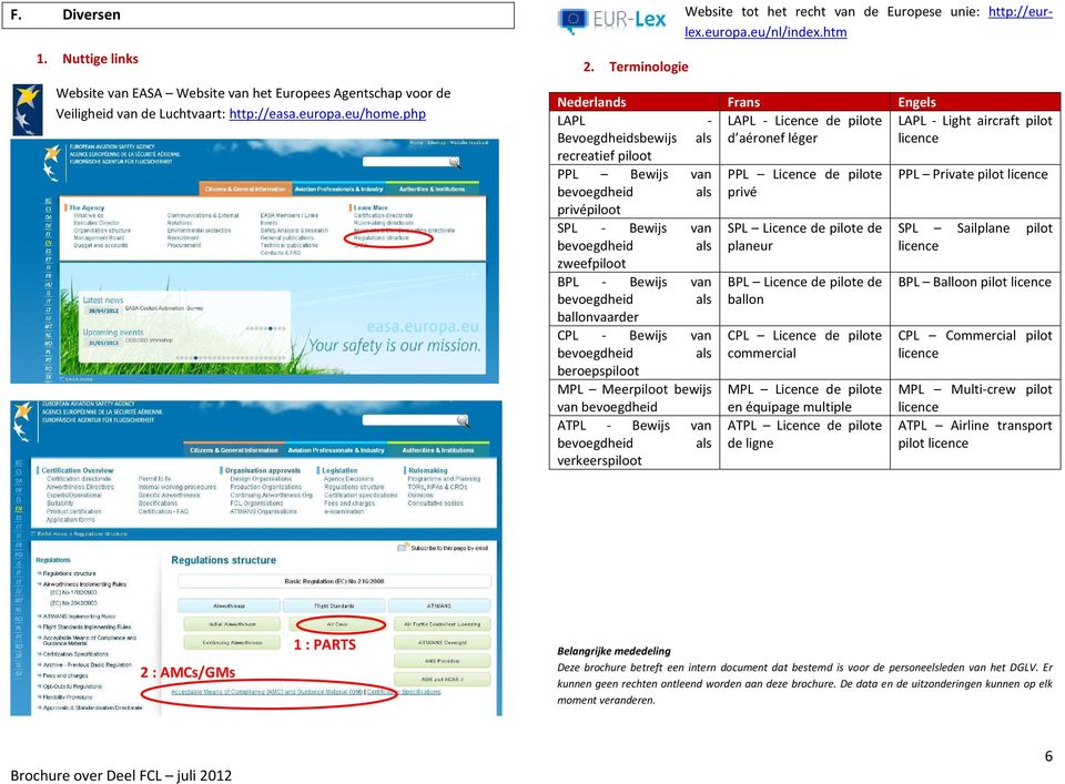 htm Nederlands Frans Engels LAPL - LAPL - Licence de pilote LAPL - Light aircraft pilot Bevoegdheidsbewijs als d aéronef léger licence recreatief piloot PPL Bewijs van PPL Licence de pilote PPL