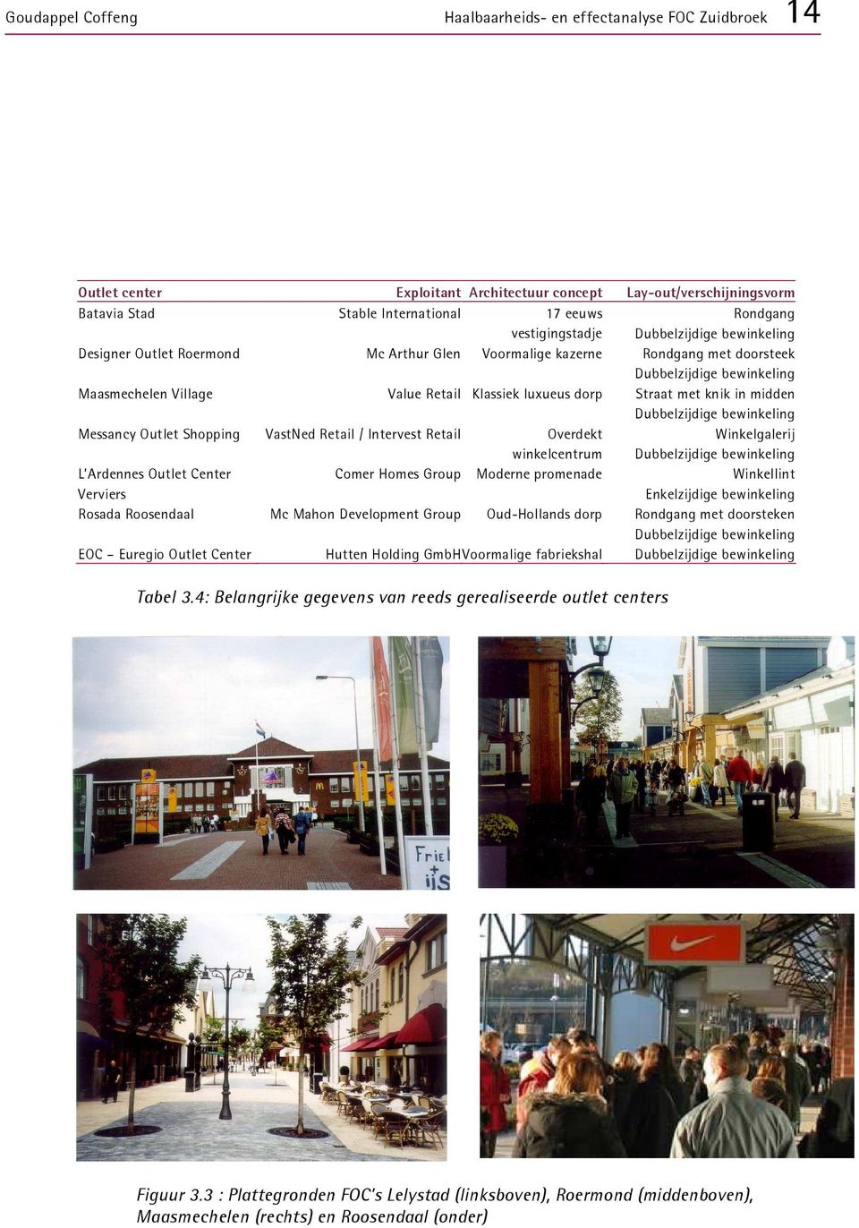 Straat met knik in midden Dubbelzijdige bewinkeling Messancy Outlet Shopping VastNed Retail / Intervest Retail Overdekt winkelcentrum Winkelgalerij Dubbelzijdige bewinkeling L Ardennes Outlet Center