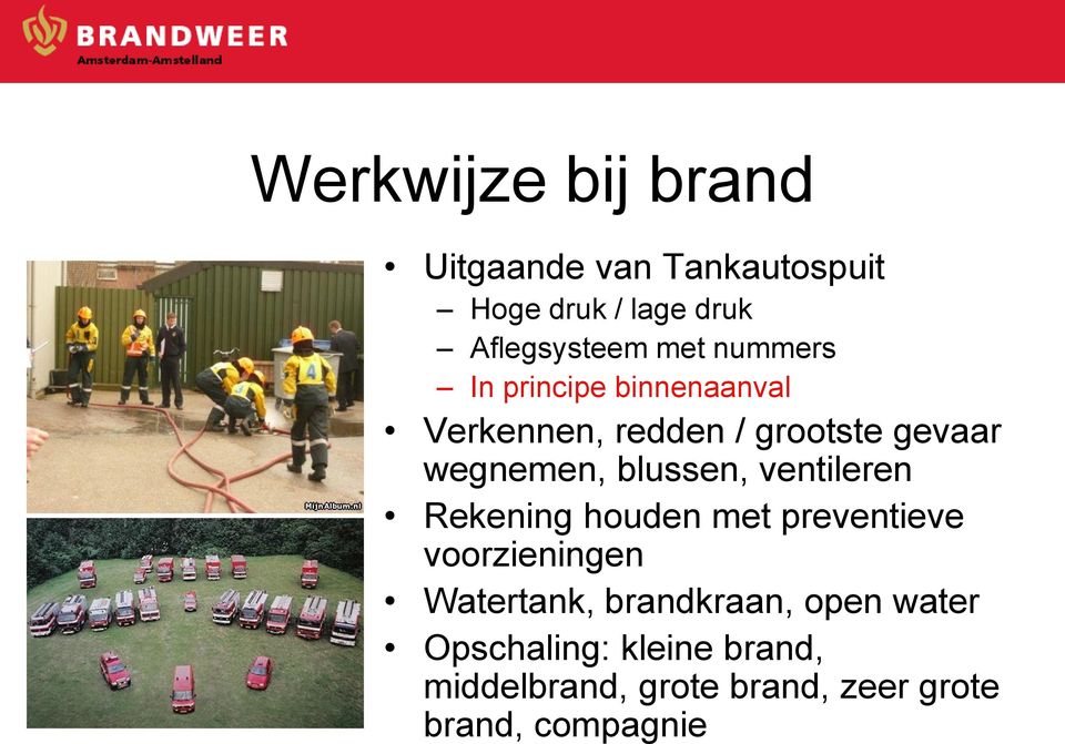 blussen, ventileren Rekening houden met preventieve voorzieningen Watertank,