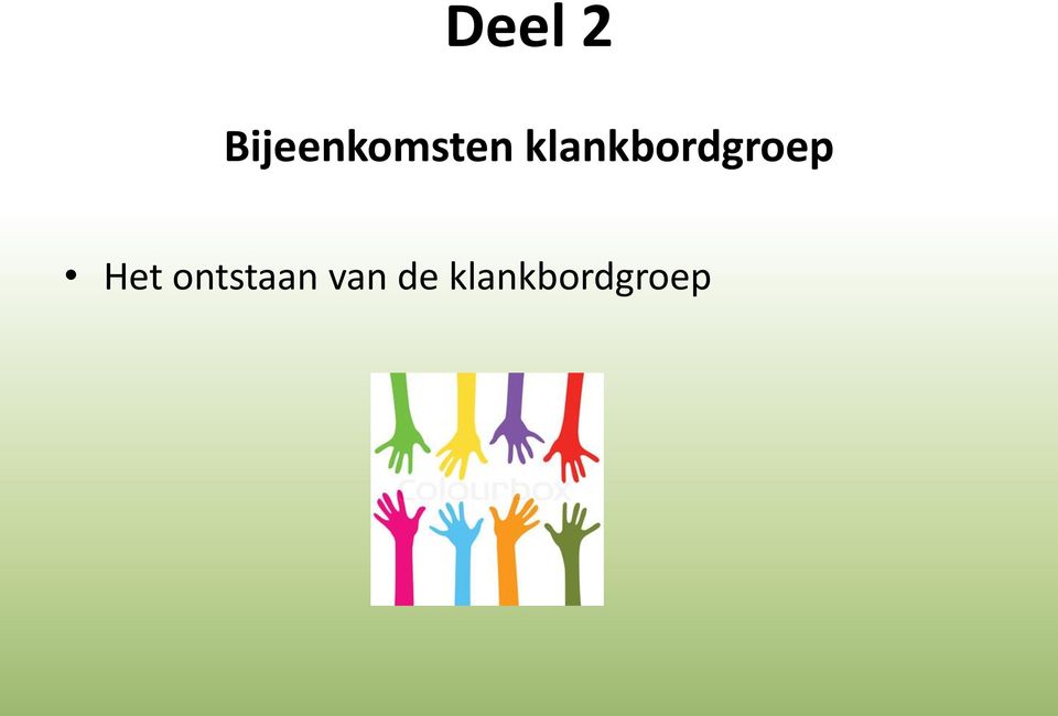 klankbordgroep