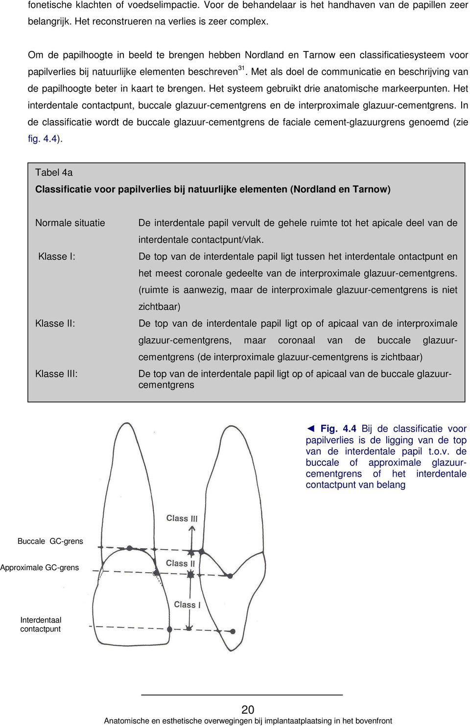 Met als doel de communicatie en beschrijving van de papilhoogte beter in kaart te brengen. Het systeem gebruikt drie anatomische markeerpunten.