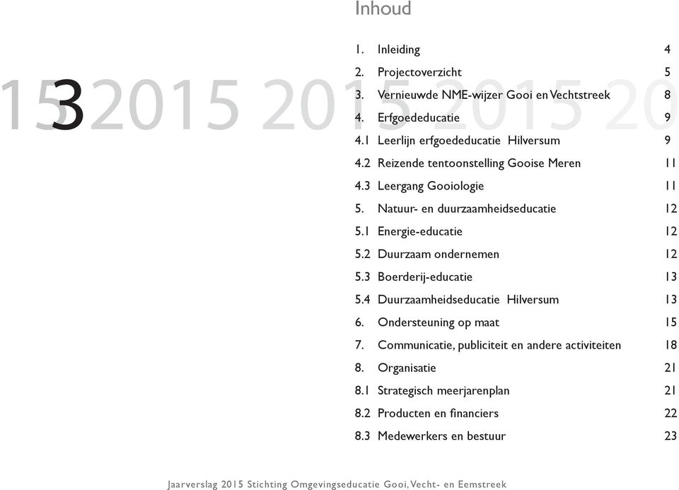 Natuur- en duurzaamheidseducatie 12 5.1 Energie-educatie 12 5.2 Duurzaam ondernemen 12 5.3 Boerderij-educatie 13 5.