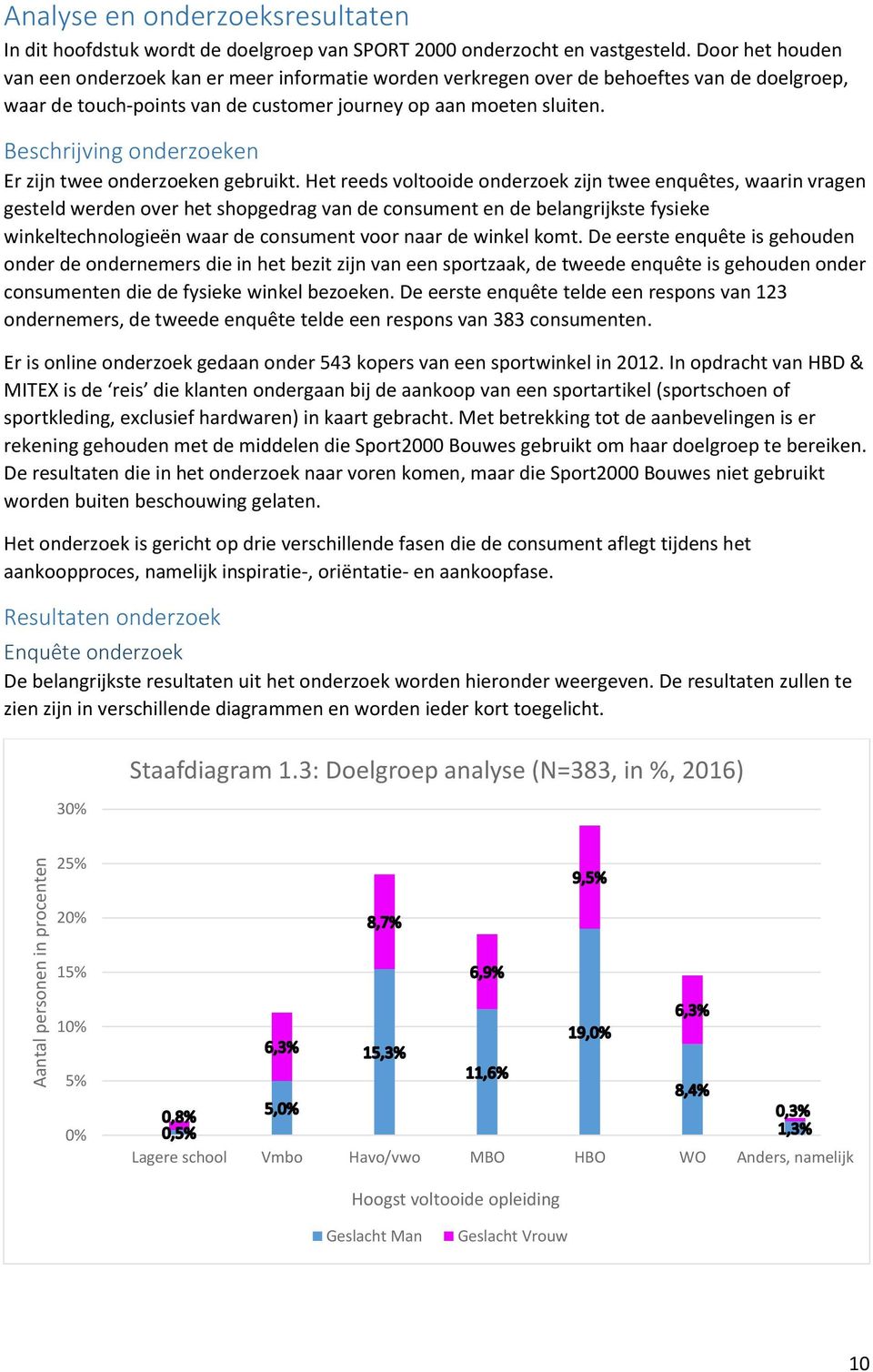 Beschrijving onderzoeken Er zijn twee onderzoeken gebruikt.