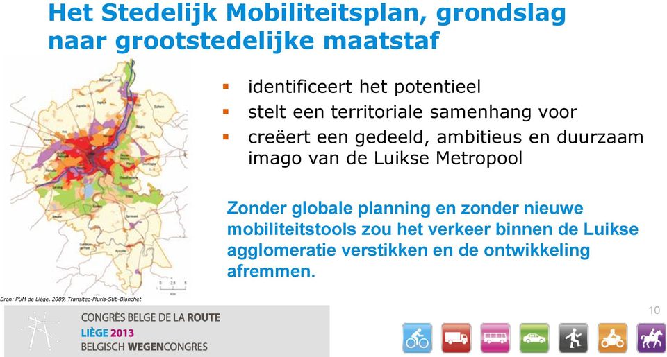 Metropool Zonder globale planning en zonder nieuwe mobiliteitstools zou het verkeer binnen de Luikse