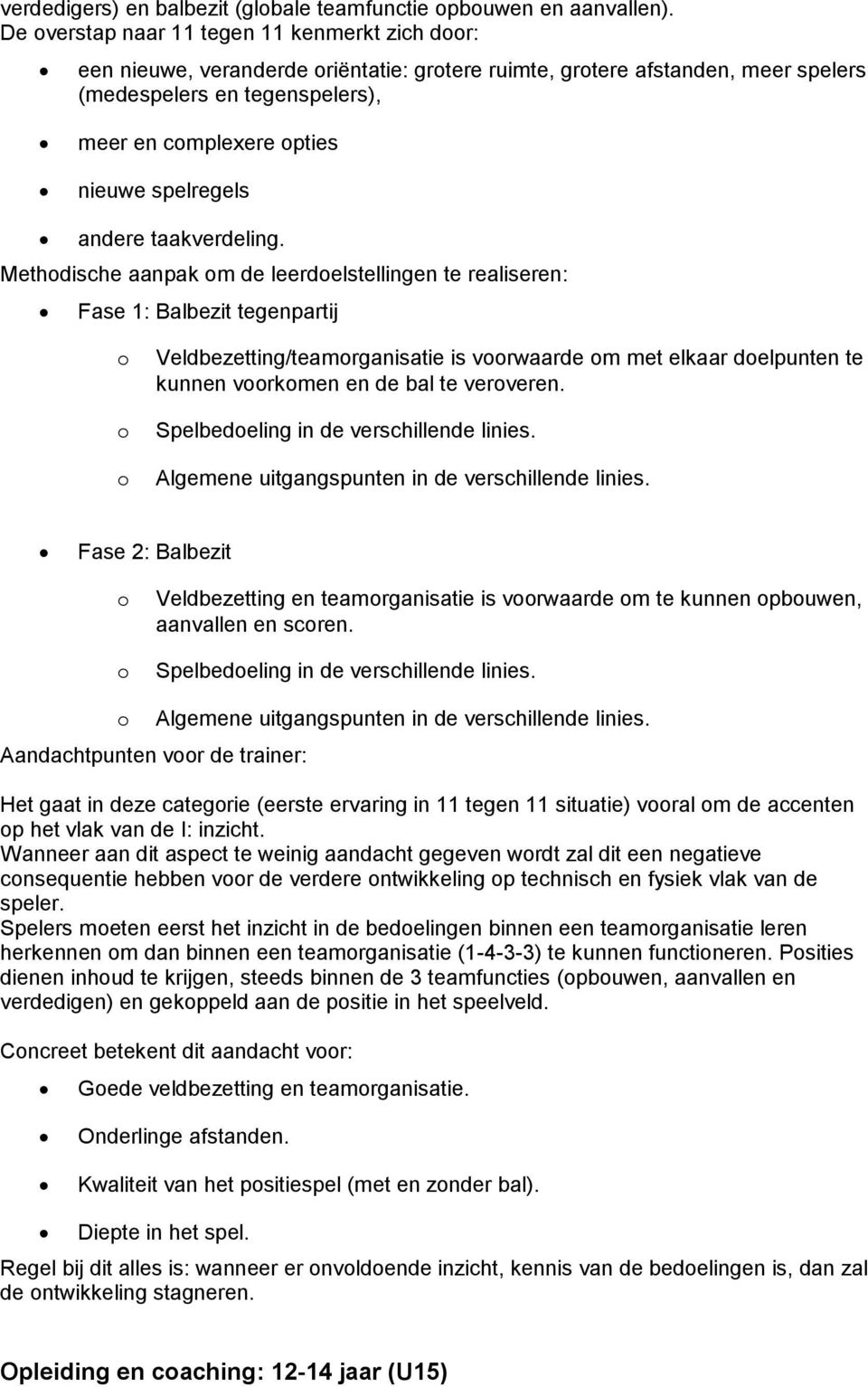 spelregels andere taakverdeling.