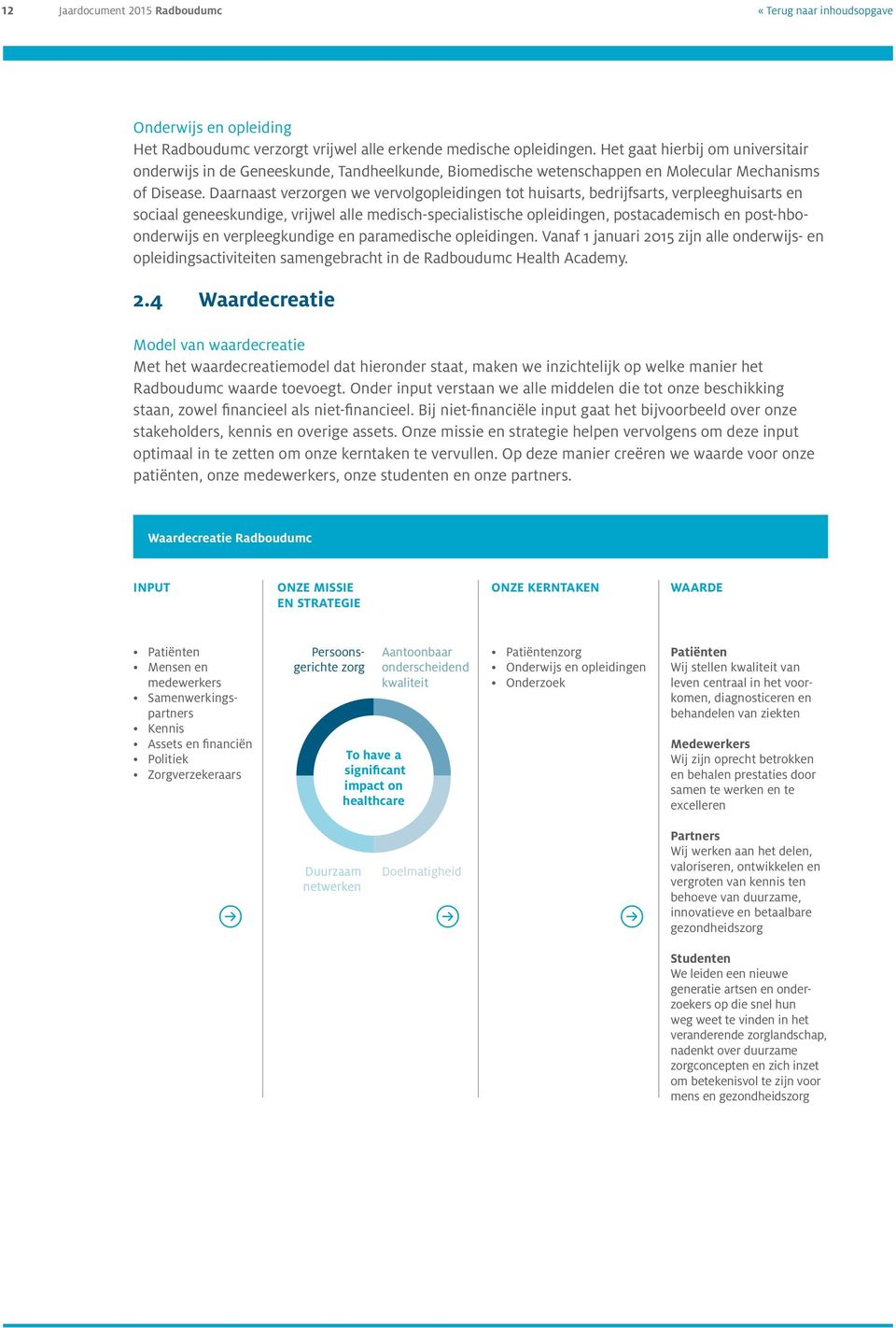 Daarnaast verzorgen we vervolgopleidingen tot huisarts, bedrijfsarts, verpleeghuisarts en sociaal geneeskundige, vrijwel alle medisch-specialistische opleidingen, postacademisch en post- hboonderwijs