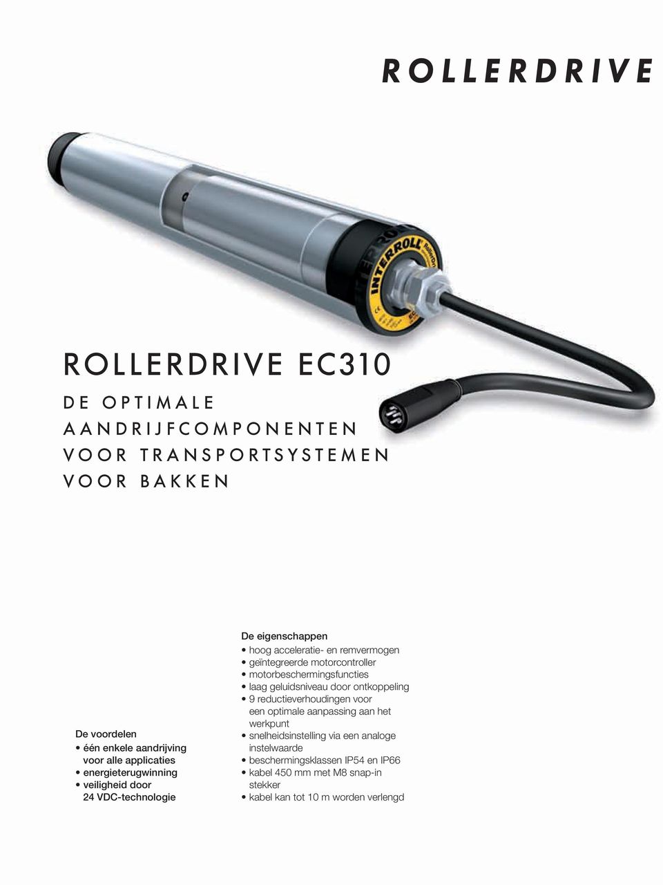 motorcontroller motorbeschermingsfuncties laag geluidsniveau door ontkoppeling 9 reductieverhoudingen voor een optimale aanpassing aan het