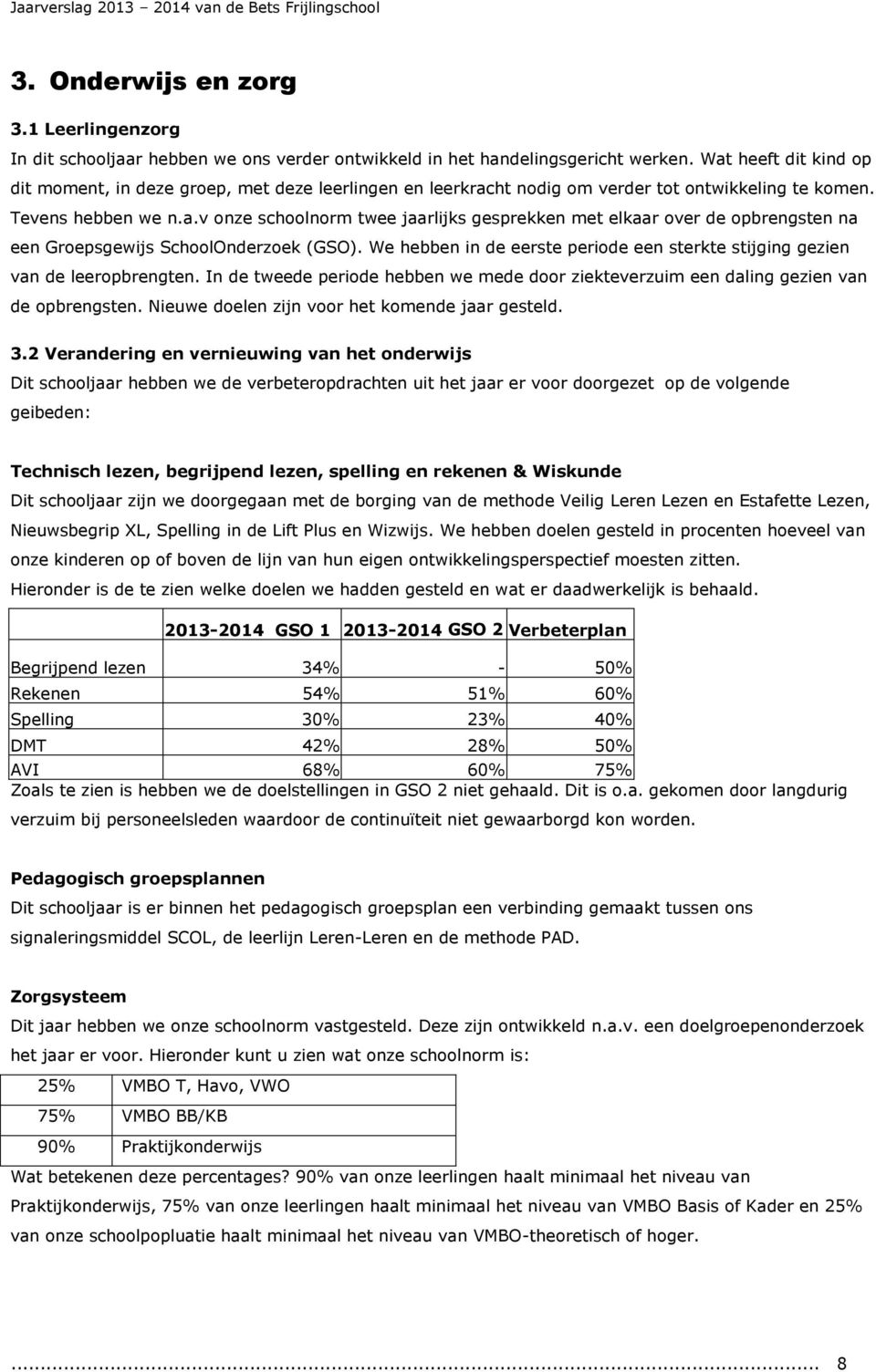 We hebben in de eerste periode een sterkte stijging gezien van de leeropbrengten. In de tweede periode hebben we mede door ziekteverzuim een daling gezien van de opbrengsten.