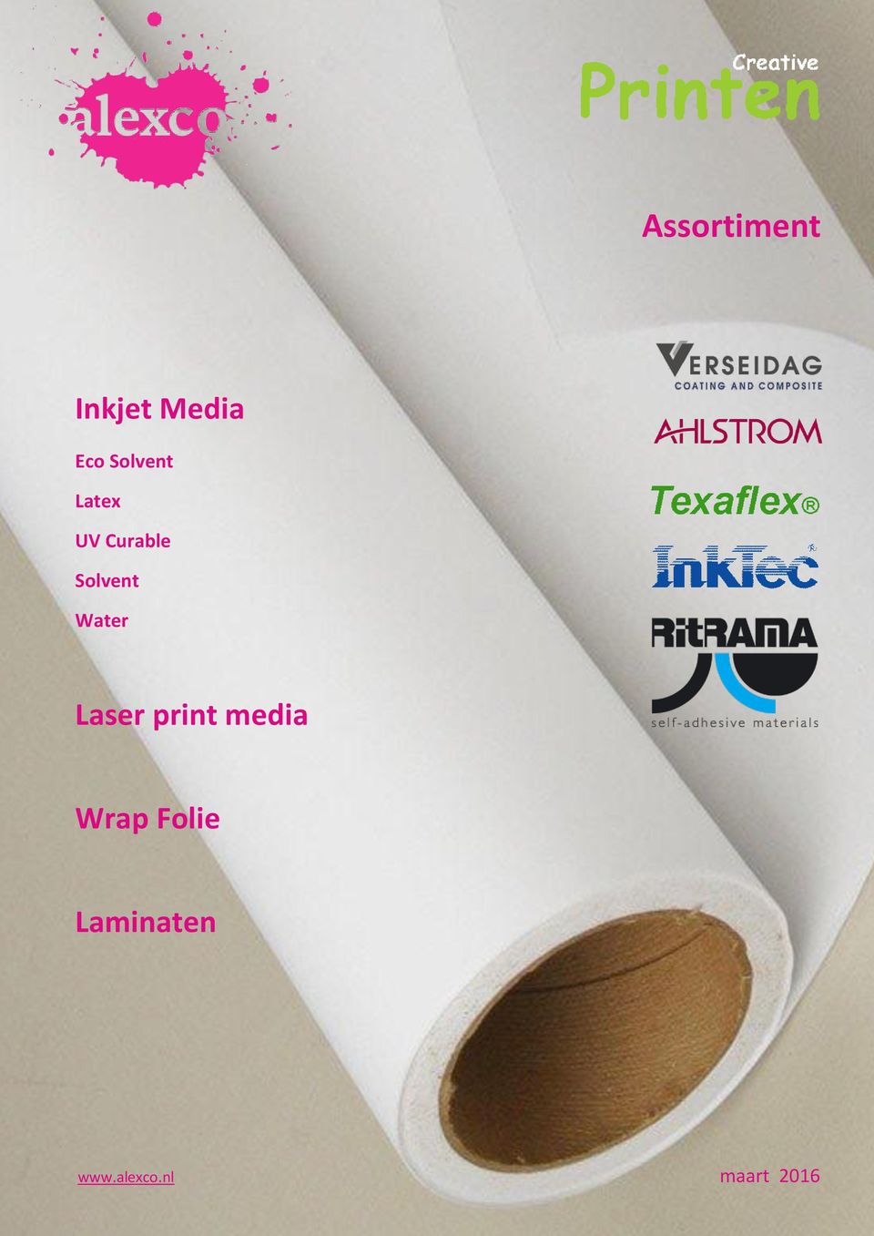 Water Laser print media Wrap