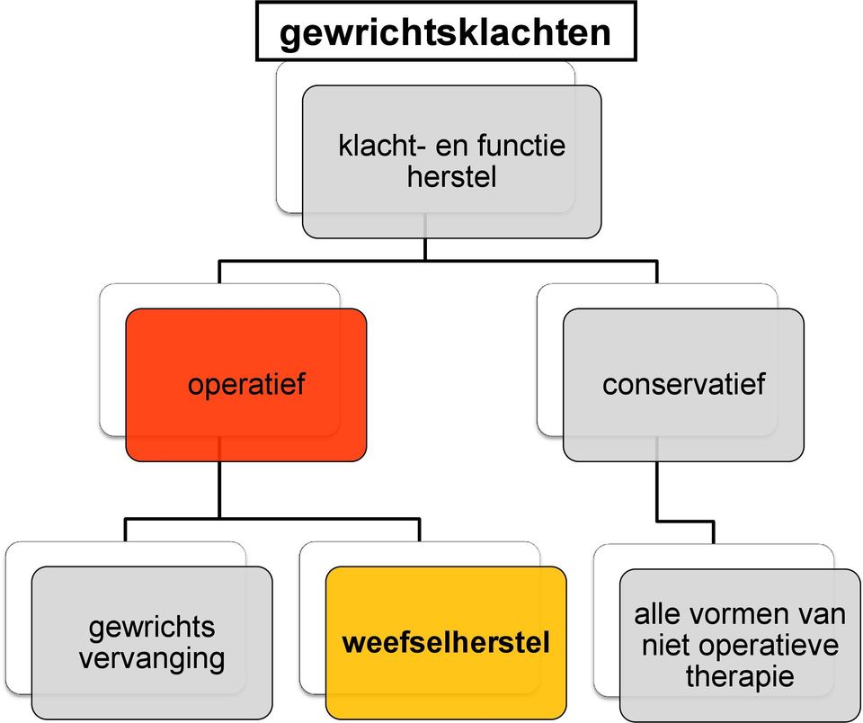 conservatief gewrichts vervanging