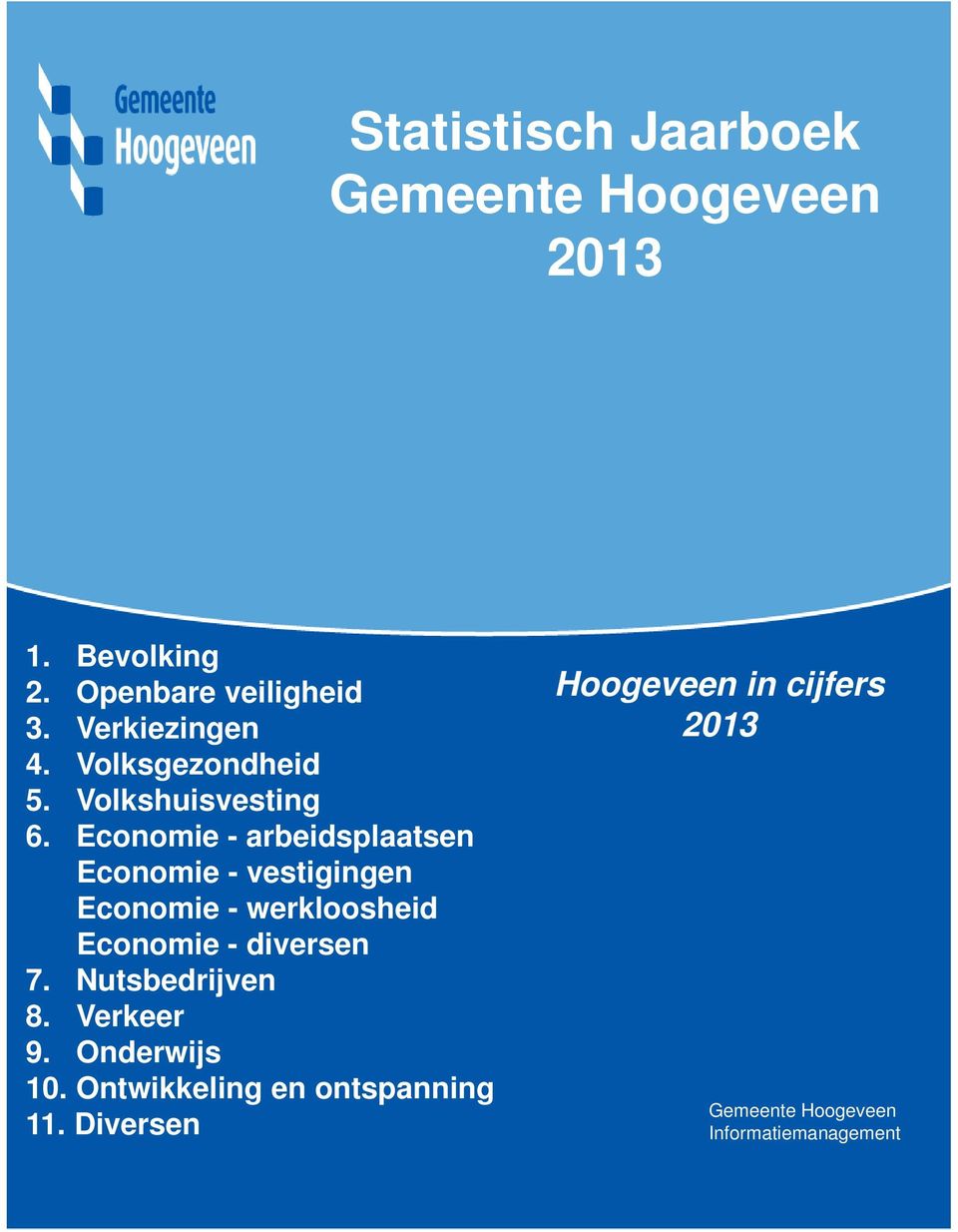 Economie - arbeidsplaatsen Economie - vestigingen Economie - werkloosheid Economie - diversen 7.