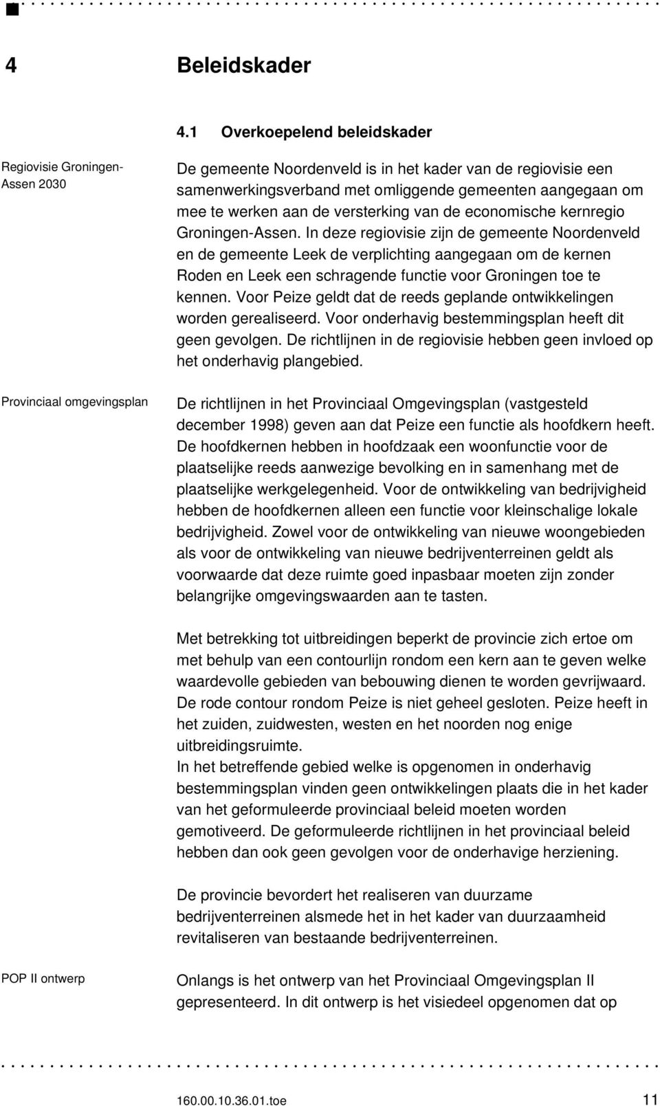 aangegaan om mee te werken aan de versterking van de economische kernregio Groningen-Assen.