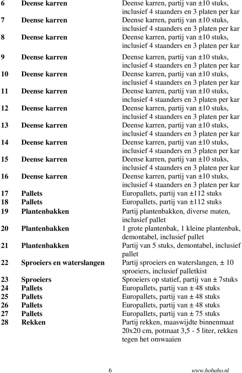 Deense karren, partij van ±10 stuks, 14 Deense karren Deense karren, partij van ±10 stuks, 15 Deense karren Deense karren, partij van ±10 stuks, 16 Deense karren Deense karren, partij van ±10 stuks,