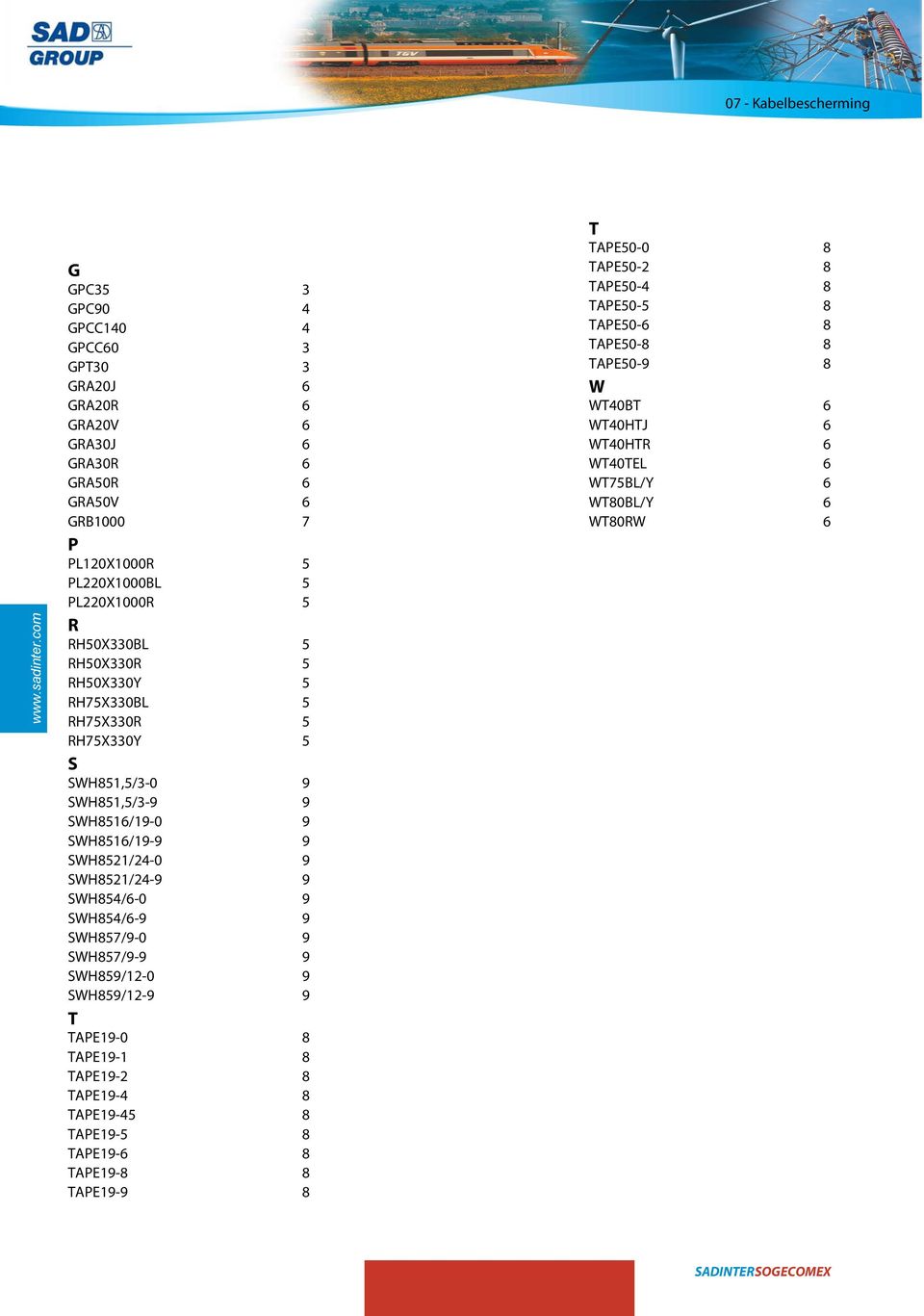 SWH84/6-0 9 SWH84/6-9 9 SWH87/9-0 9 SWH87/9-9 9 SWH89/2-0 9 SWH89/2-9 9 T TAPE9-0 8 TAPE9-8 TAPE9-2 8 TAPE9-4 8 TAPE9-4 8 TAPE9-8 TAPE9-6 8