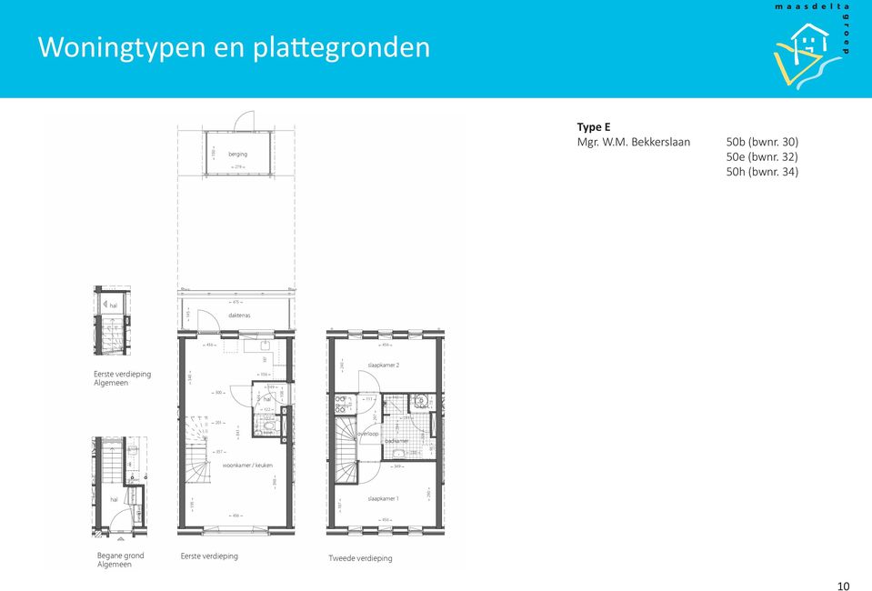 overloop slaapkamer 2 111 297 112 294 211 badkamer verdeler cv / mv 120 238 209 78 98 wm Doorsnede woonkamer / keuken 349 mv ak koken meterkast meterkast mv 195 398 187 slaapkamer 1 290 Type E