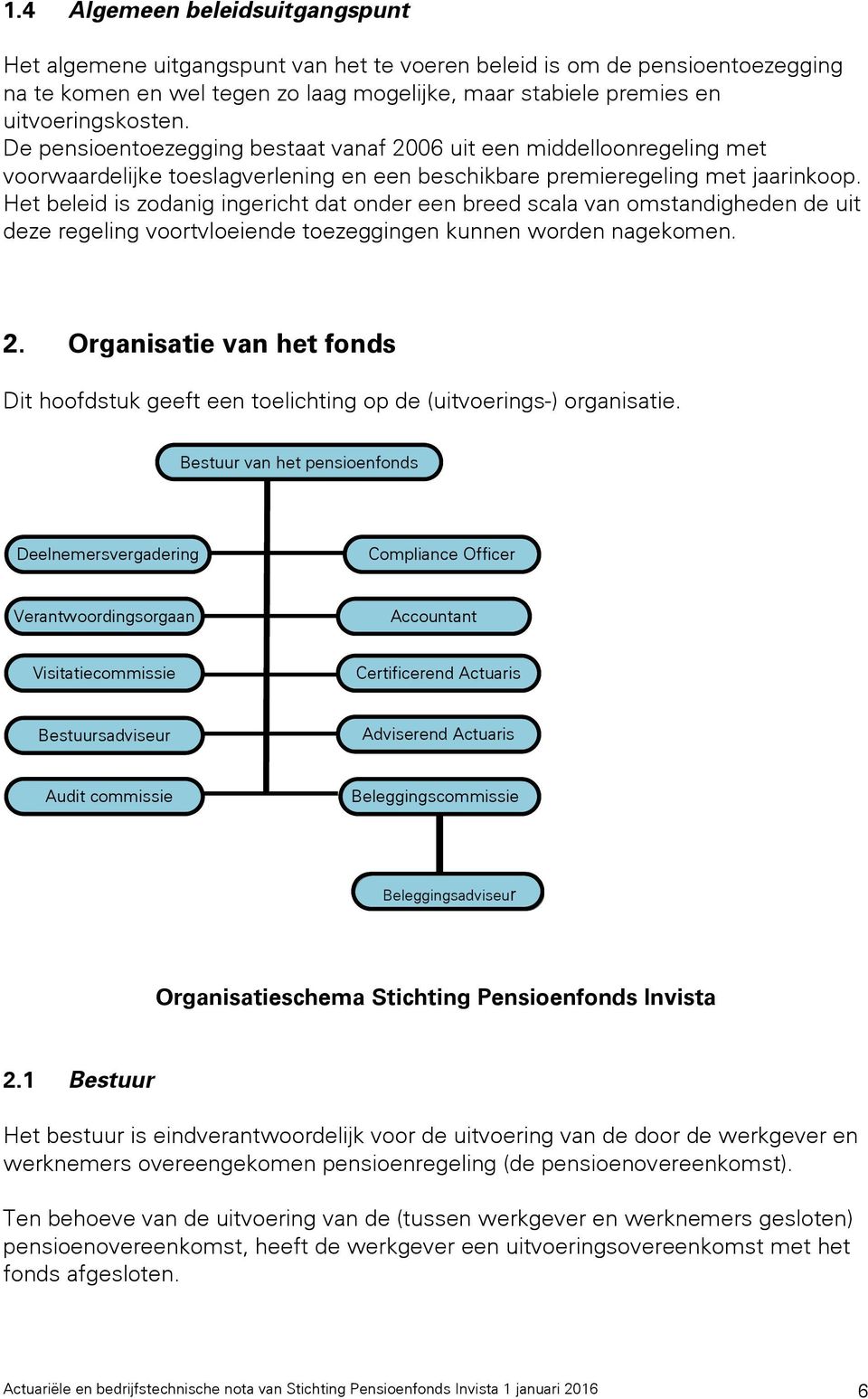 Het beleid is zodanig ingericht dat onder een breed scala van omstandigheden de uit deze regeling voortvloeiende toezeggingen kunnen worden nagekomen. 2.