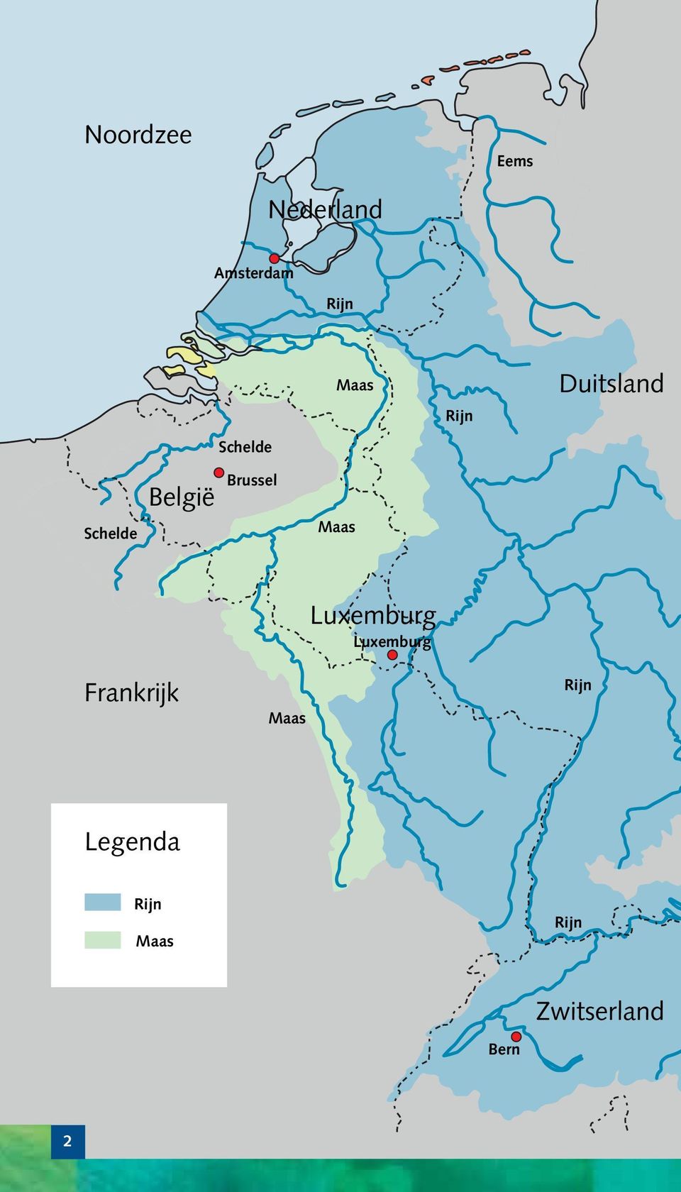 Brussel Maas Luxemburg Luxemburg Frankrijk