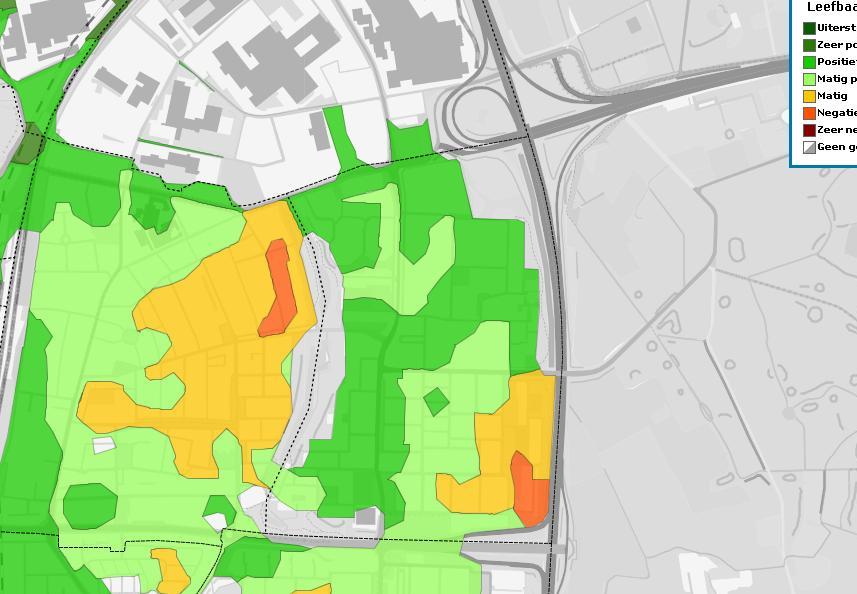 Het voorzieningenniveau is het enige element dat hoger scoort in Gageldonk-Oost dan het landelijke gemiddelde, de andere elementen van leefbaarheid scoren lager dan het landelijk gemiddelde.