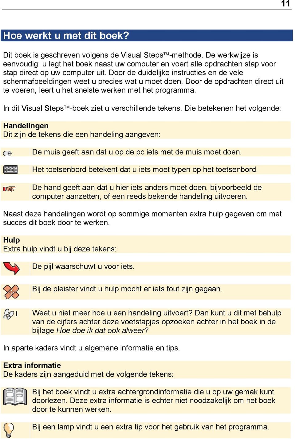 Door de duidelijke instructies en de vele schermafbeeldingen weet u precies wat u moet doen. Door de opdrachten direct uit te voeren, leert u het snelste werken met het programma.