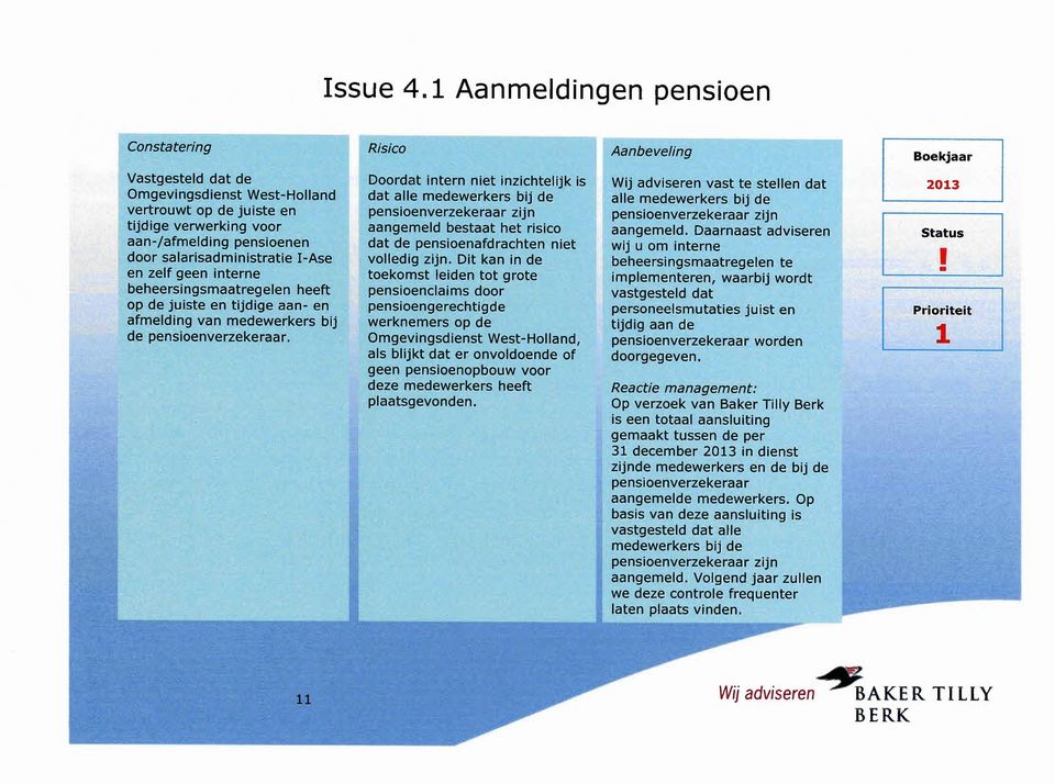 Boekjaar 2013 Status I