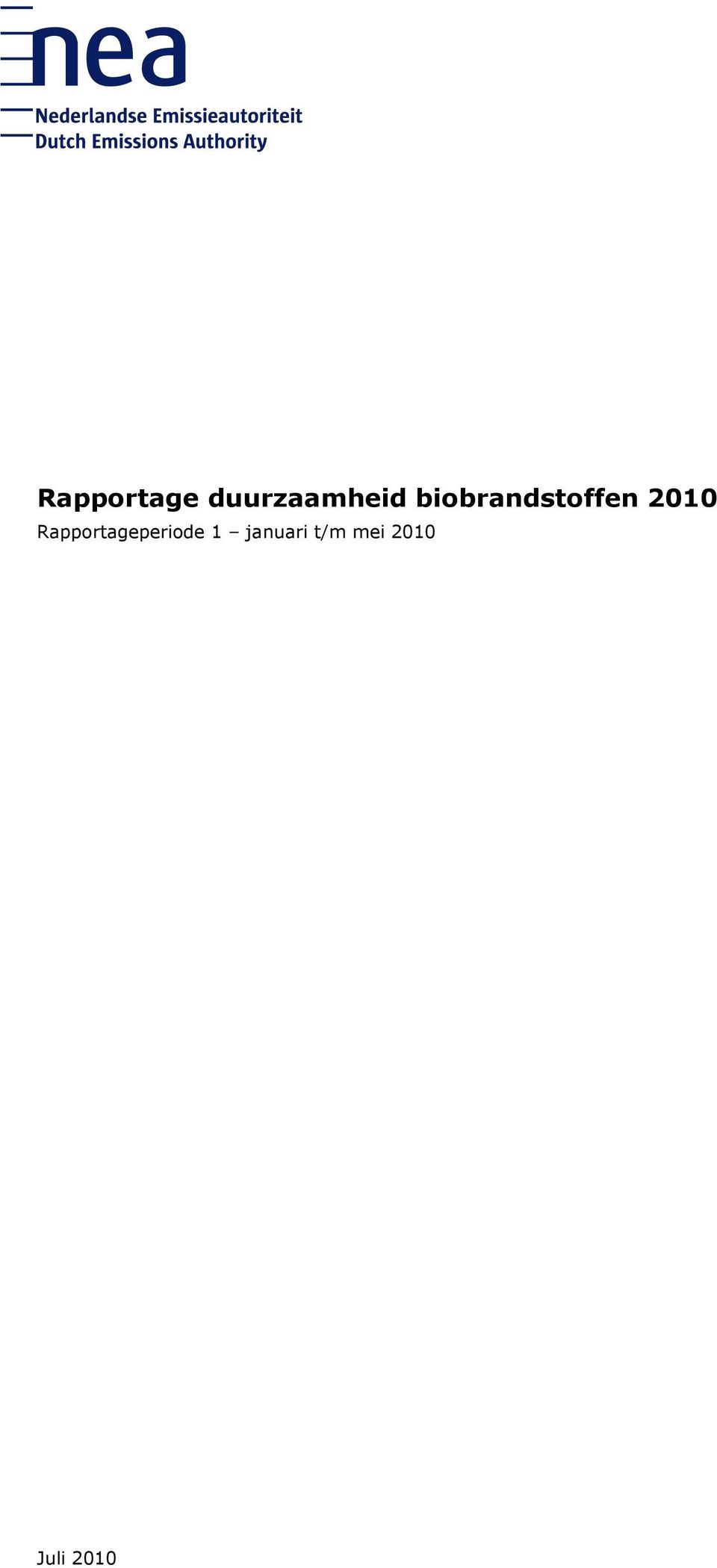 Rapportageperiode 1