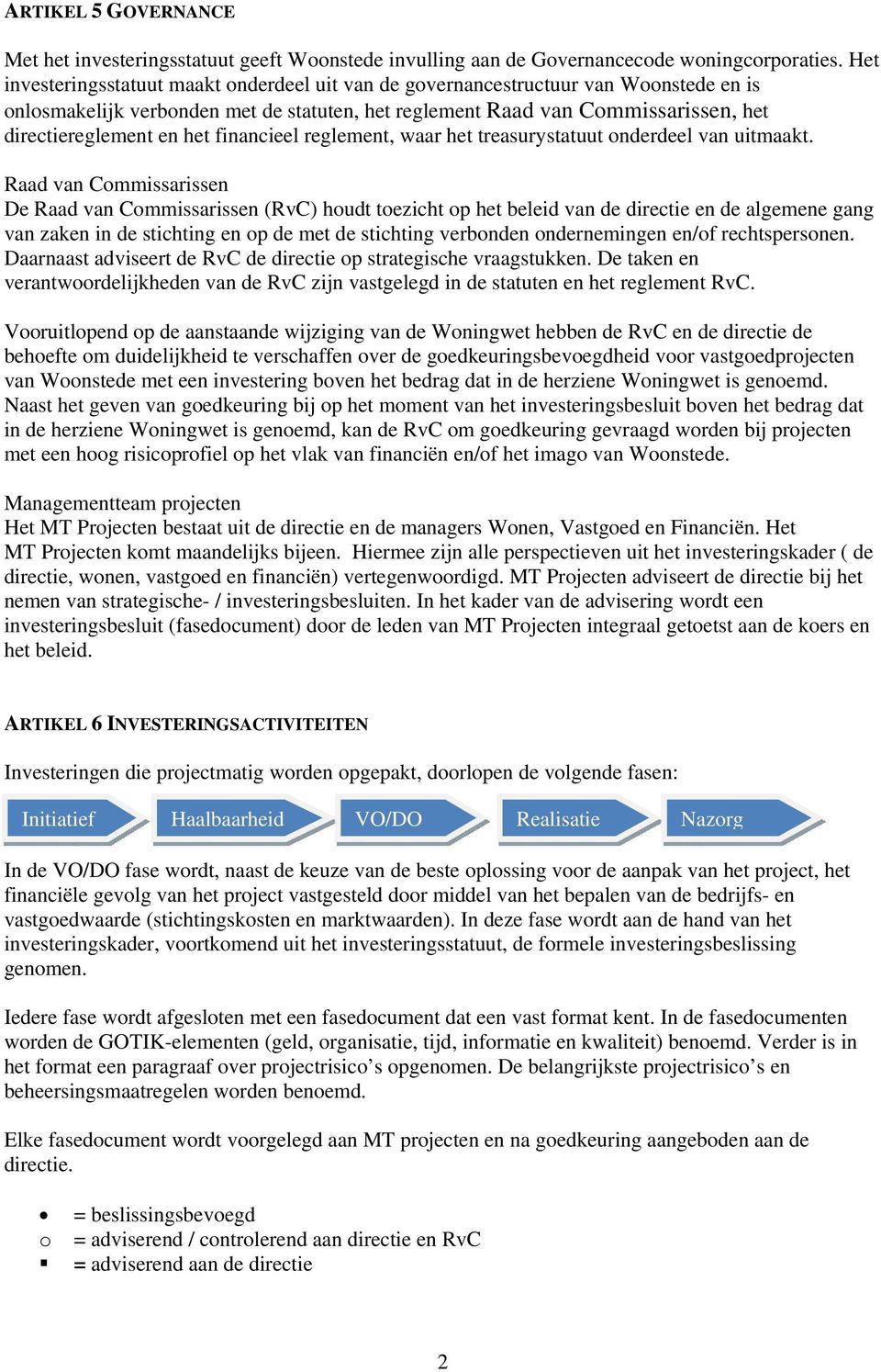 financieel reglement, waar het treasurystatuut onderdeel van uitmaakt.