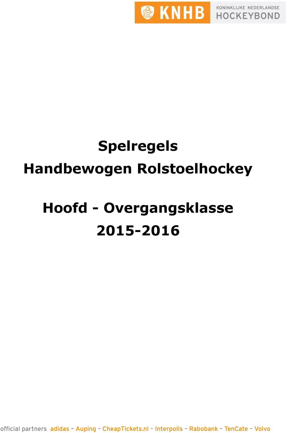 Rolstoelhockey