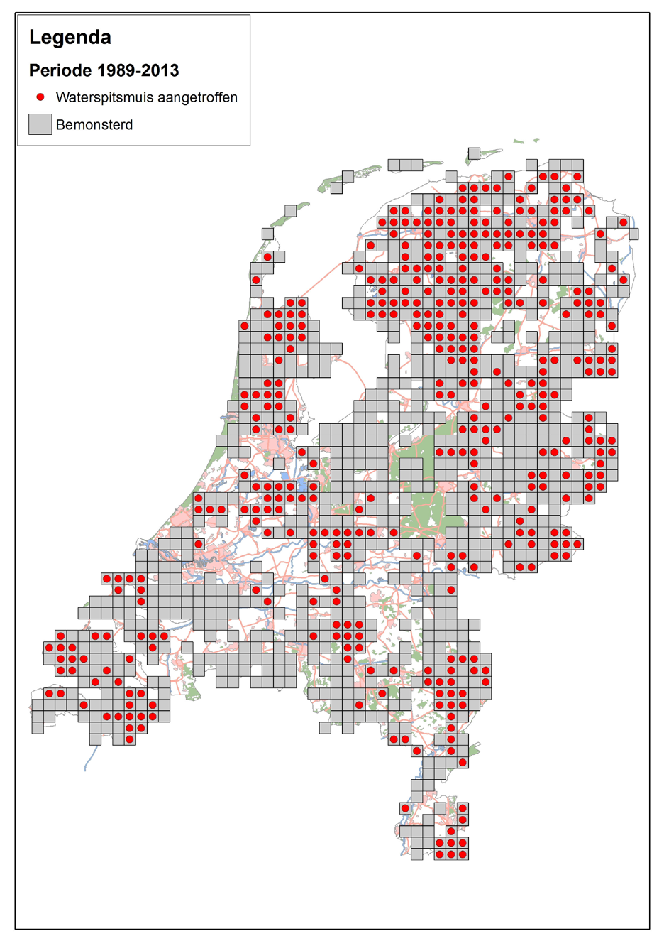 Meetnet Landzoogdieren (vervolg) op heden niet voor in de Flevopolder.