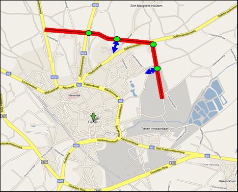 TIENEN: Ontwikkelingen Maximale wachtrij OPLINTERSEPOORT, Veldbornstraat maximale wachtrij (m) OPLINTERSEPOORT, Veldbornstraat 250 250 200 200 150 150 100 100 50 50 0 16:00:00 16:15:00 16:30:00