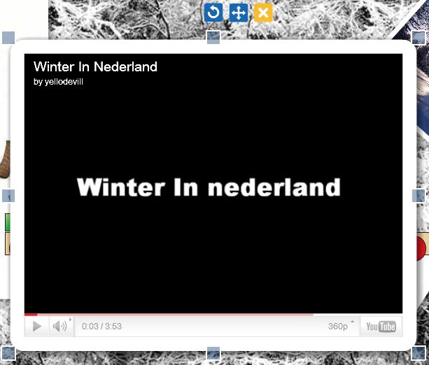 Daarom is het gewenst om de zoekopdracht wat meer te specificeren. Type in het vak Zoeken de tekst: winter in nederland - klik op Zoek Klik op de gewenste video De gekozen video is geplaatst.
