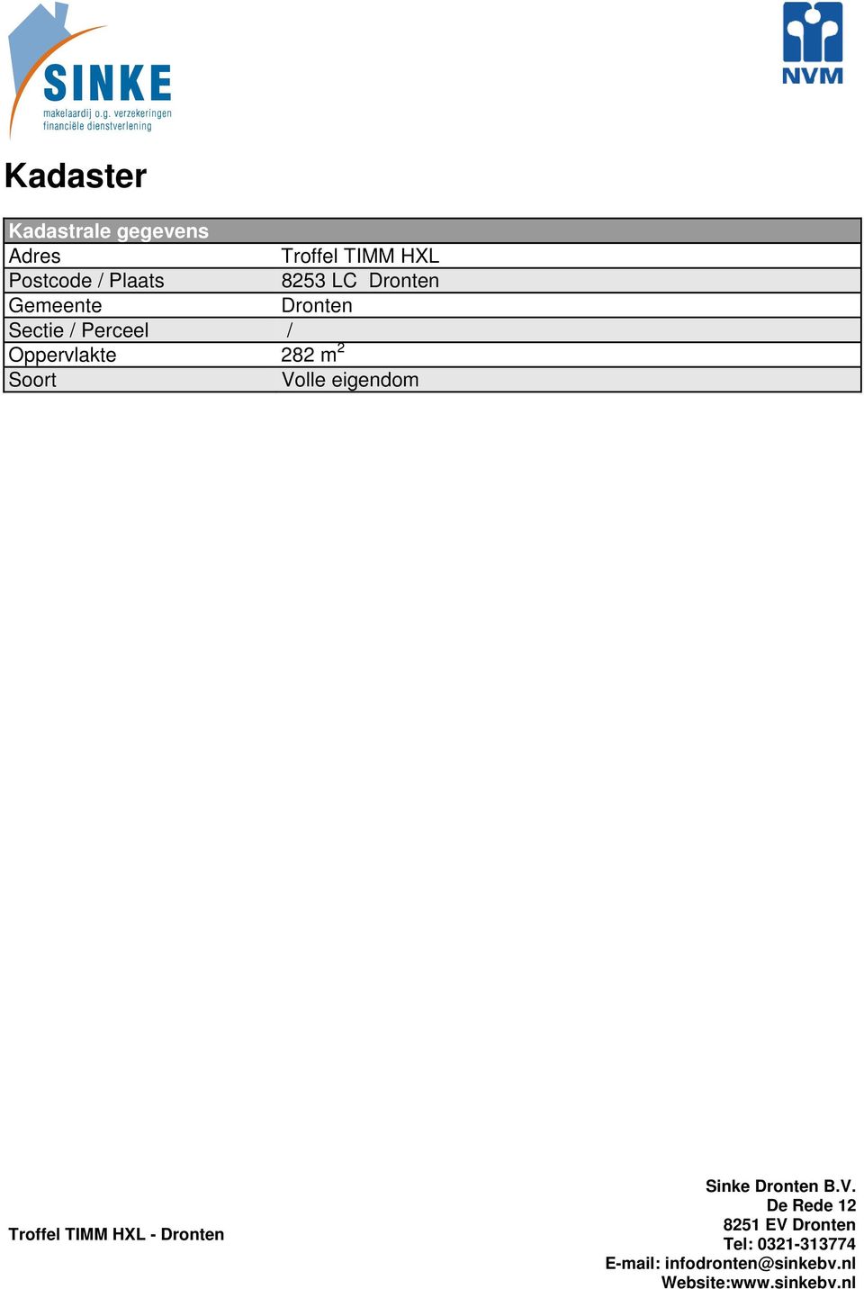 LC Dronten Gemeente Dronten Sectie /