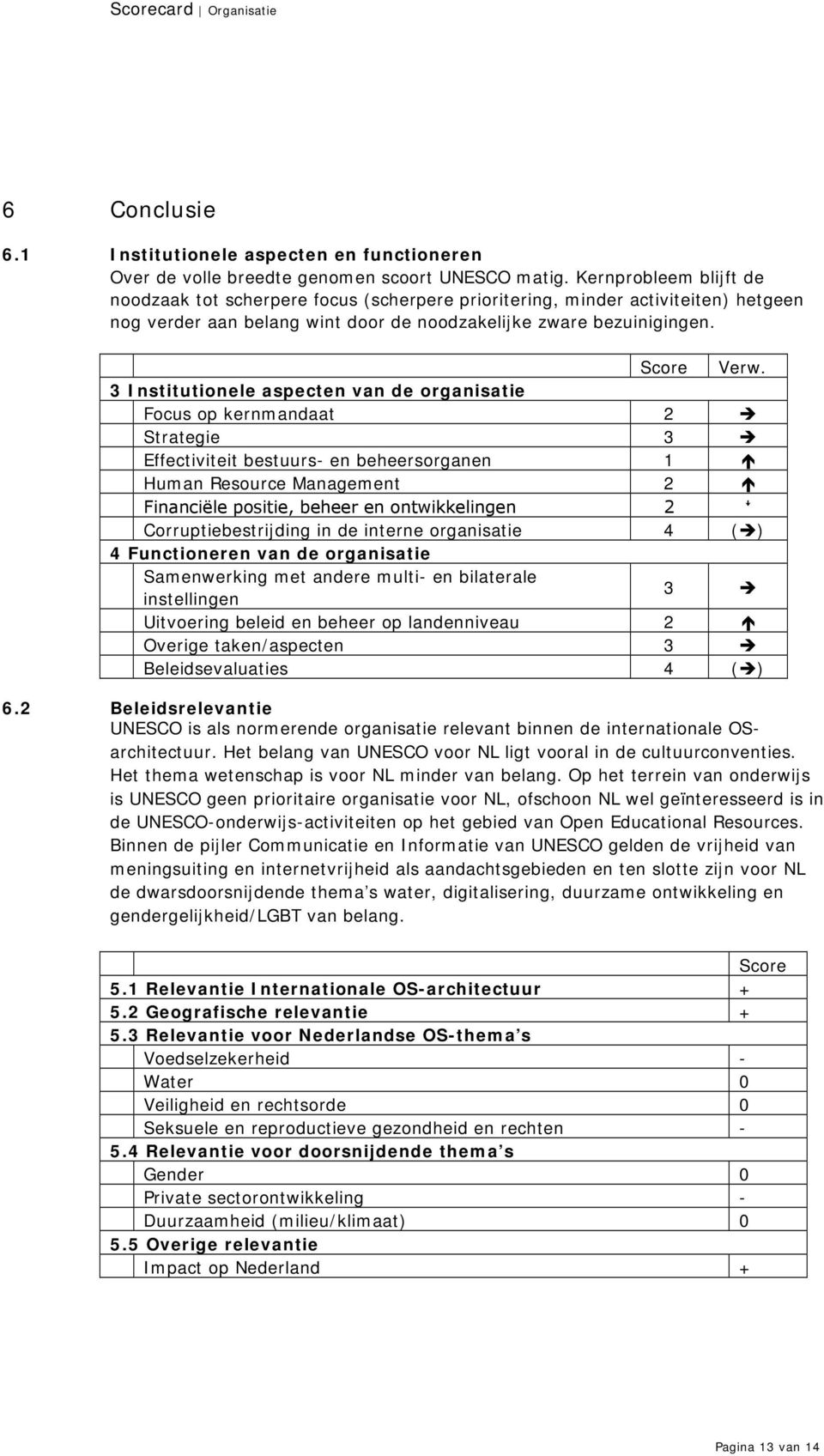 3 Institutionele aspecten van de organisatie Focus op kernmandaat 2 Strategie 3 Effectiviteit bestuurs- en beheersorganen 1 Human Resource Management 2 Financiële positie, beheer en ontwikkelingen 2