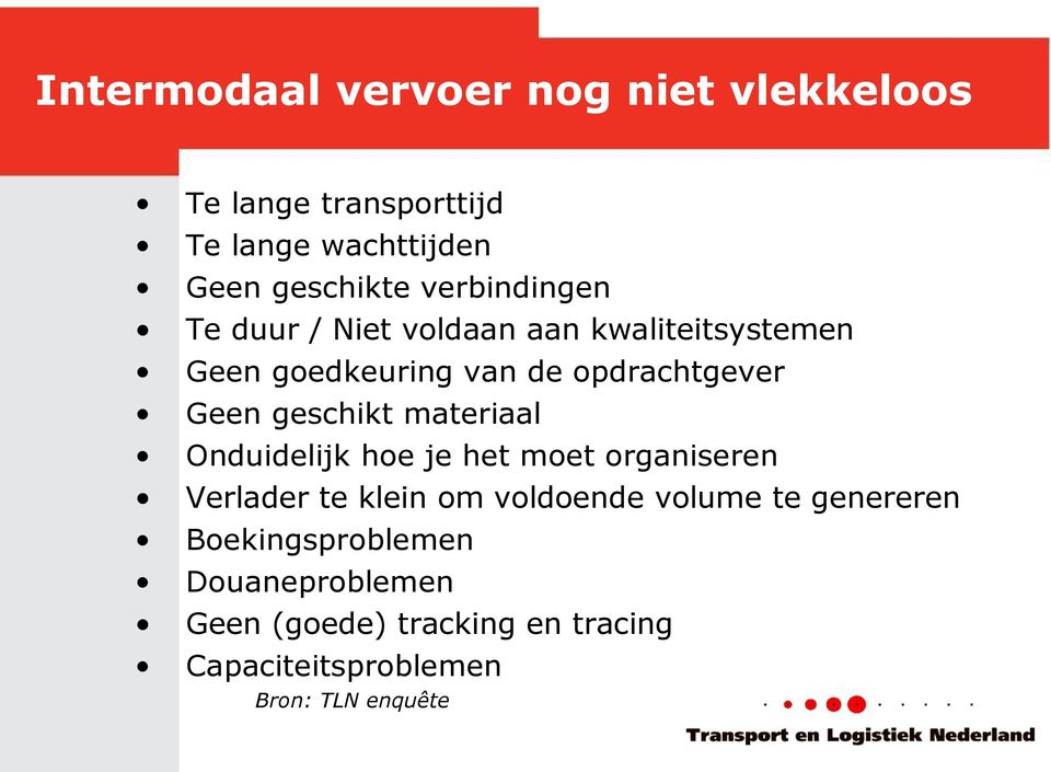 geschikt materiaal Onduidelijk hoe je het moet organiseren Verlader te klein om voldoende volume te