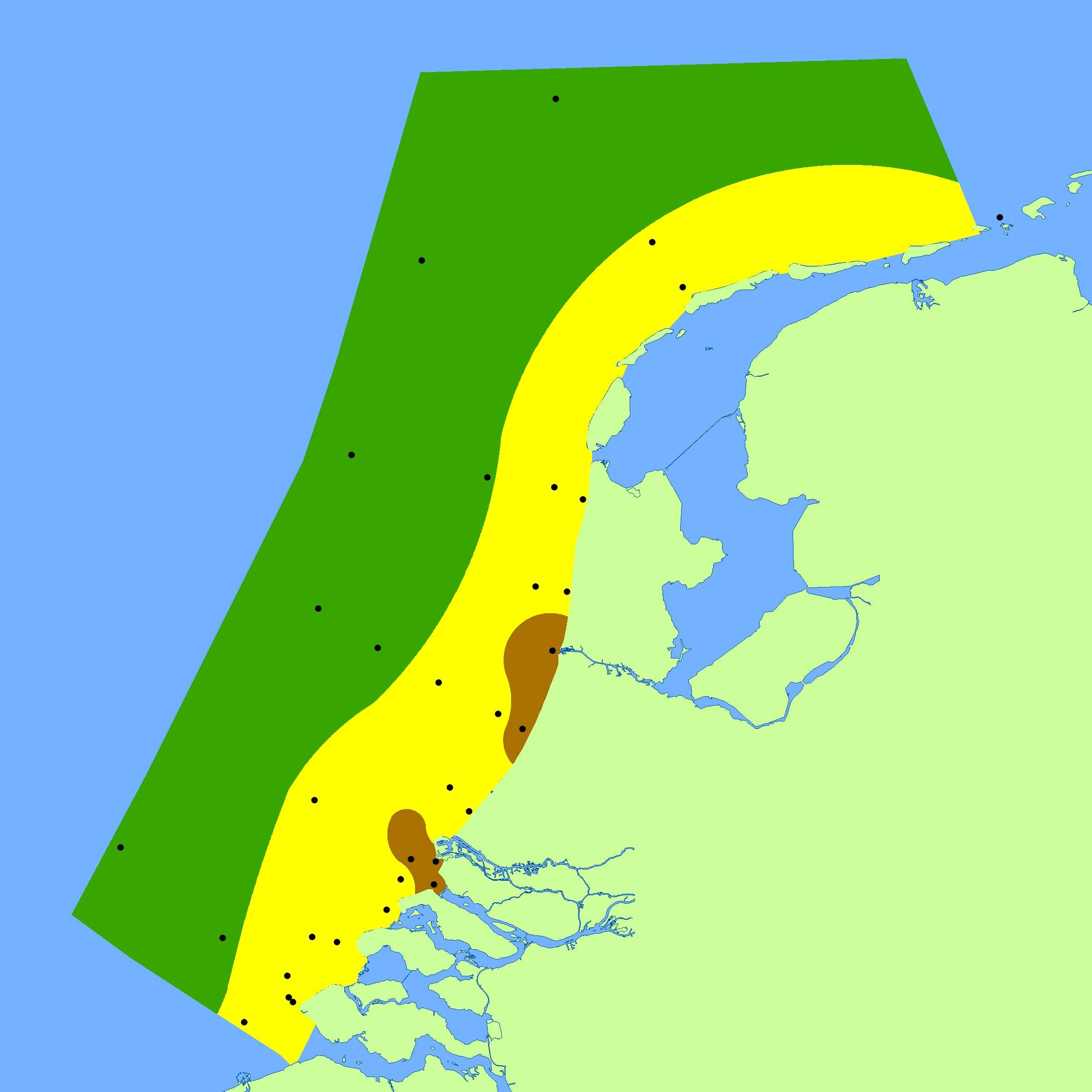 oktober 28 Concentraties, Trends en Normtoetsing van chemische stoffen in het oppervlakte sediment van het Nederlandse Continentale Plat (1981-26) 4.