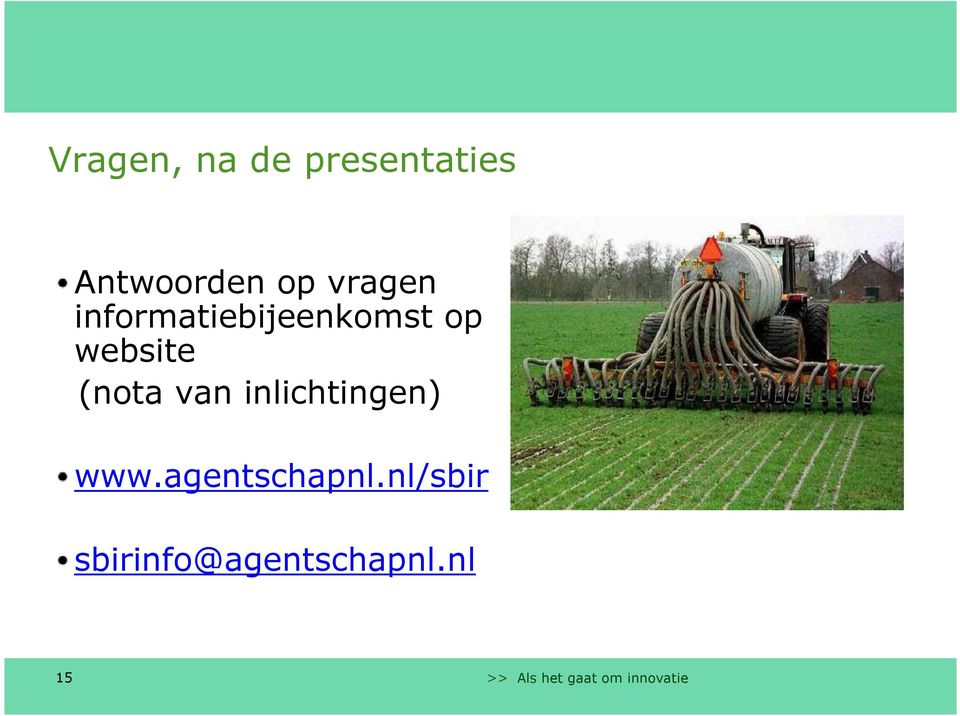 website (nota van inlichtingen) www.