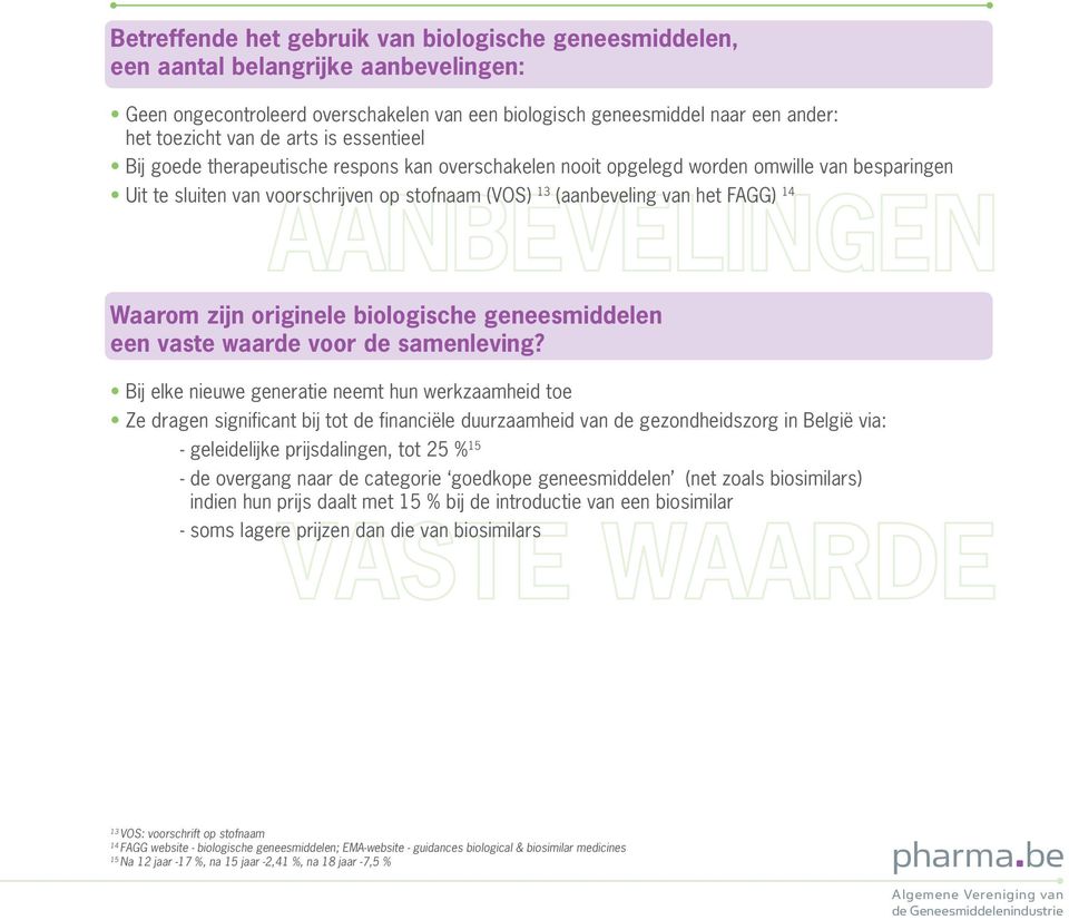 Waarom zijn originele biologische geneesmiddelen een vaste waarde voor de samenleving?