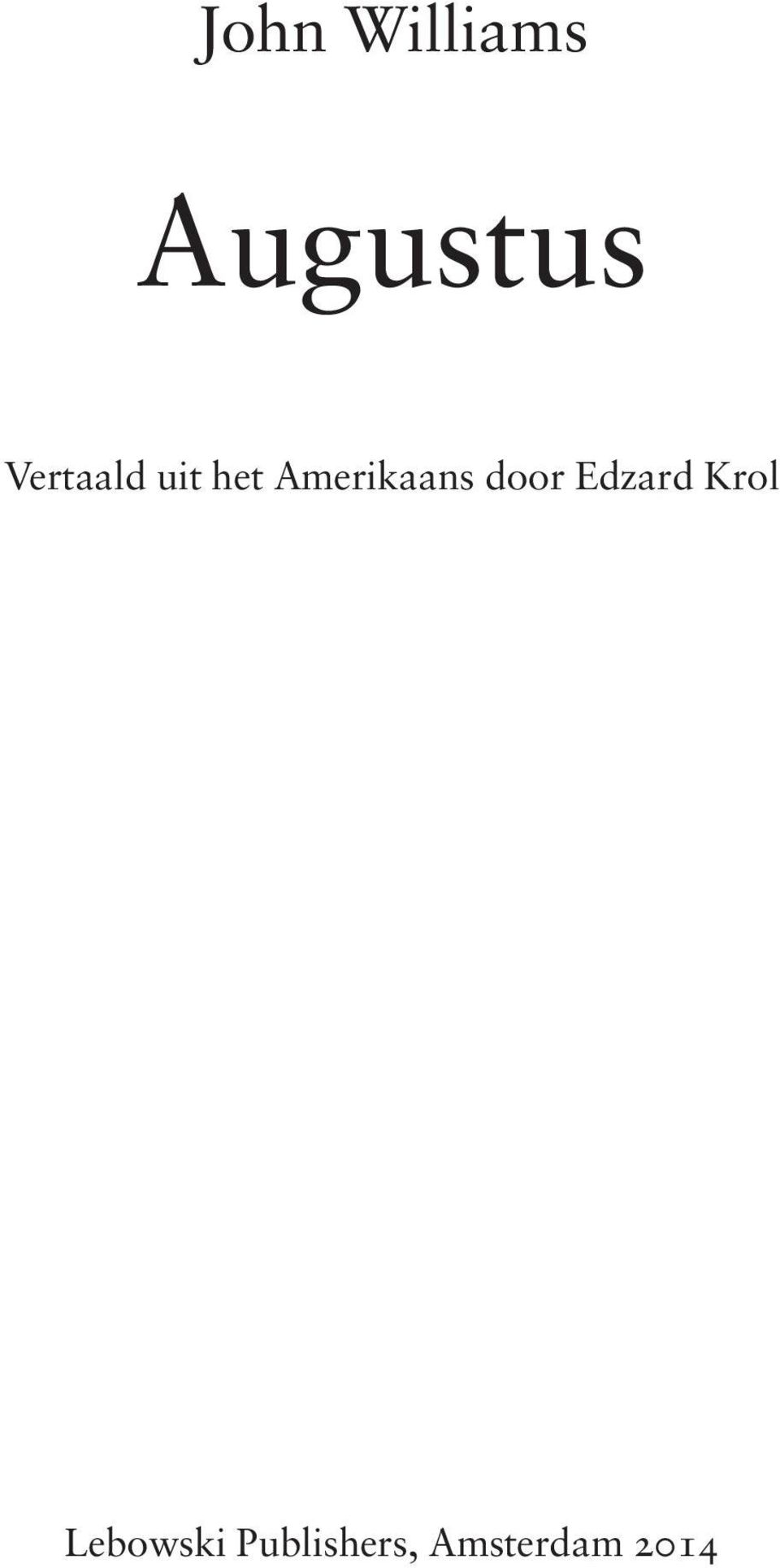 Amerikaans door Edzard