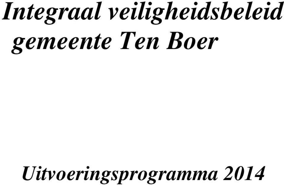 gemeente Ten Boer