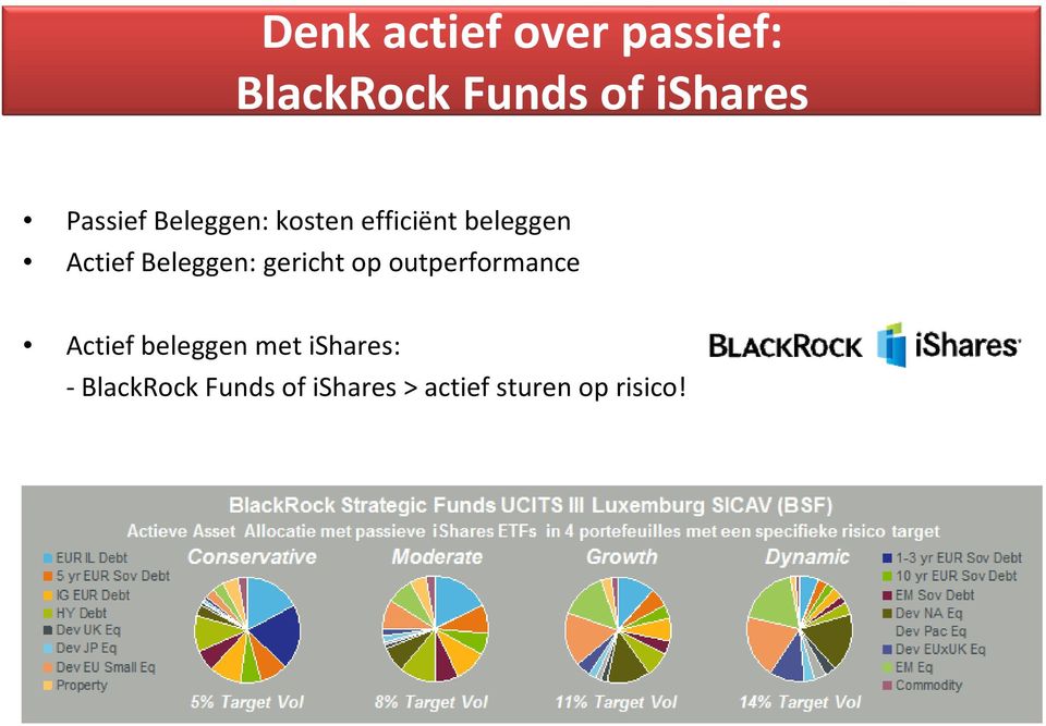 Beleggen: gericht op outperformance Actief beleggen